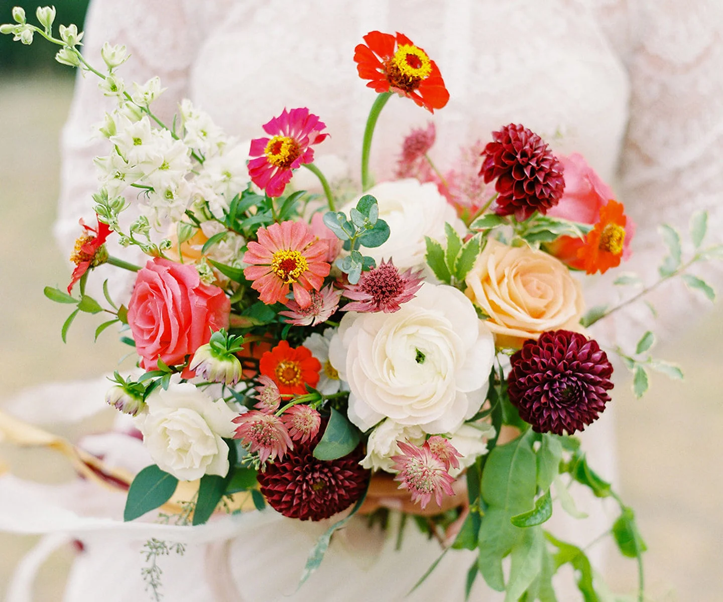 Bridal Bouquet Inspiration for Summer: 12 of the Prettiest Bouquets We've Seen This Summer in Alberta and the Rockies