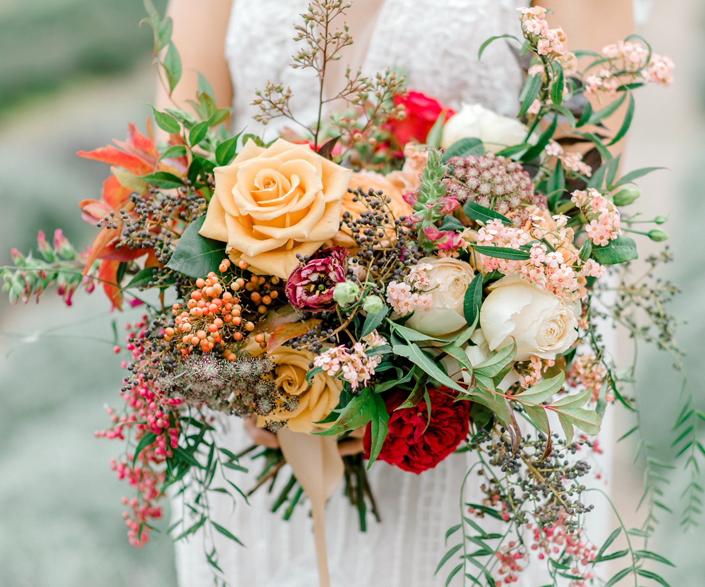Bridal Bouquet Inspiration for Summer: 12 of the Prettiest Bouquets We've Seen This Summer in Alberta and the Rockies
