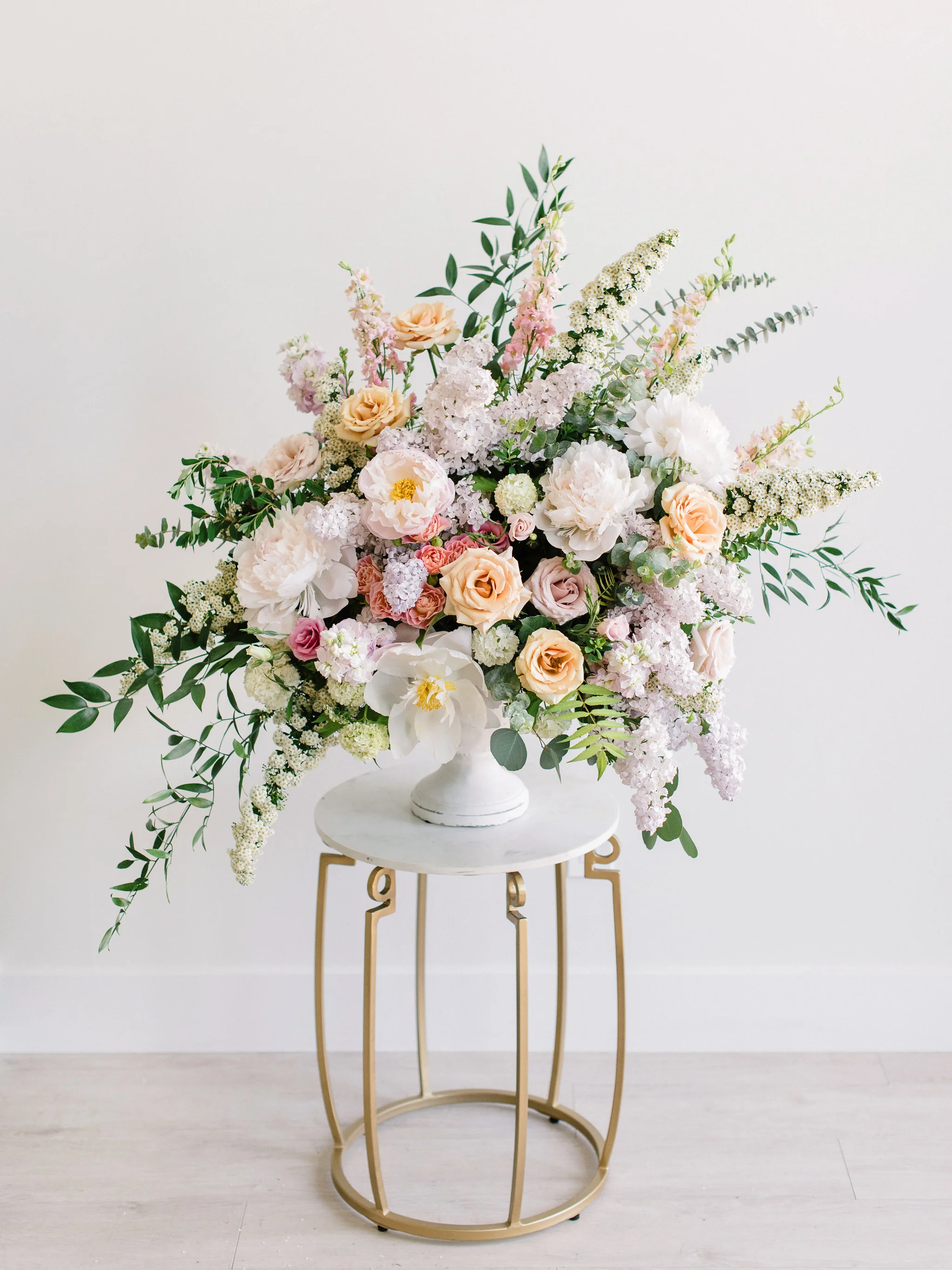 This Stunning Shoot Combines Fine Art Inspiration and Colourful Florals in the Most Beautiful Way - on the Bronte Bride Blog