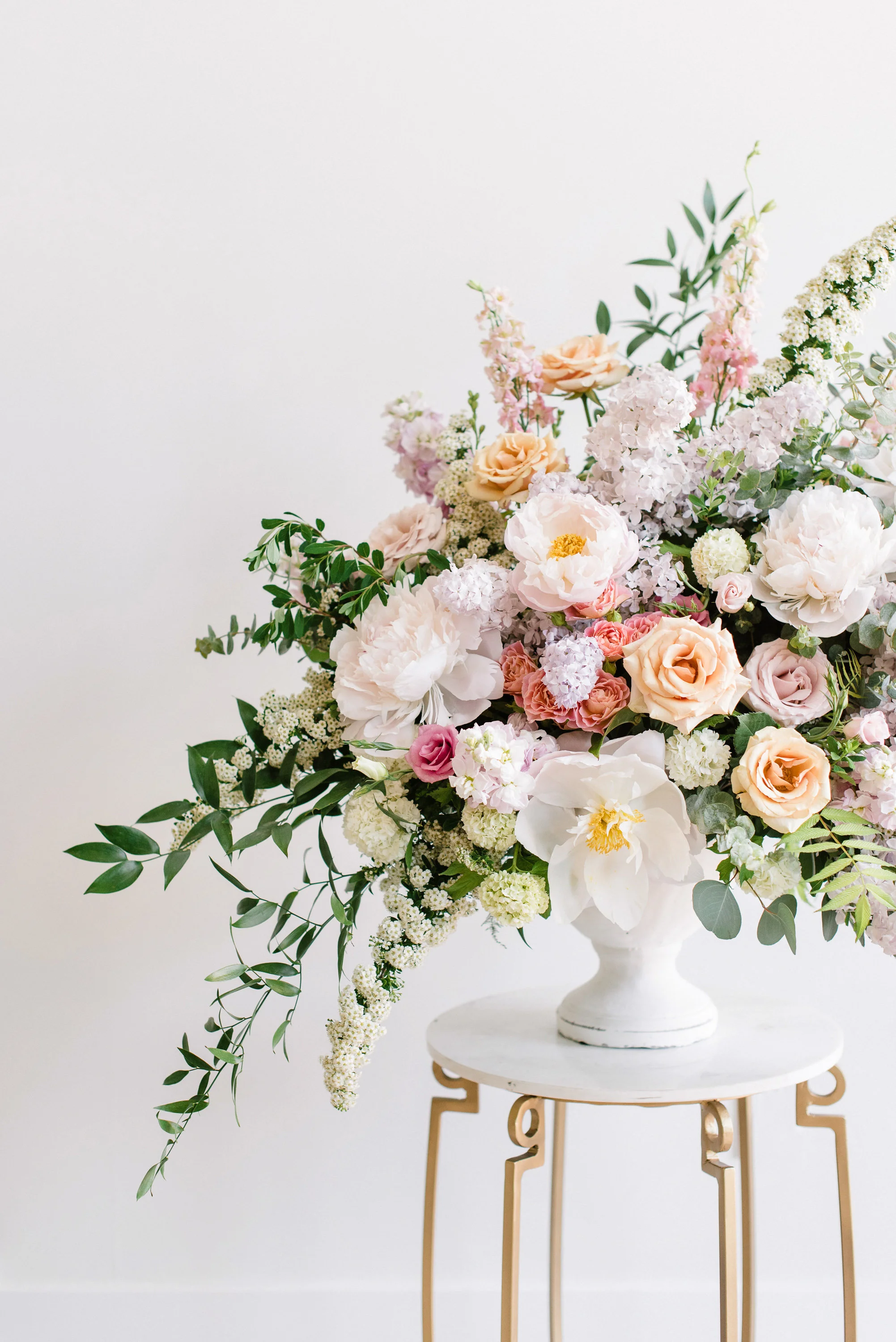This Stunning Shoot Combines Fine Art Inspiration and Colourful Florals in the Most Beautiful Way - on the Bronte Bride Blog