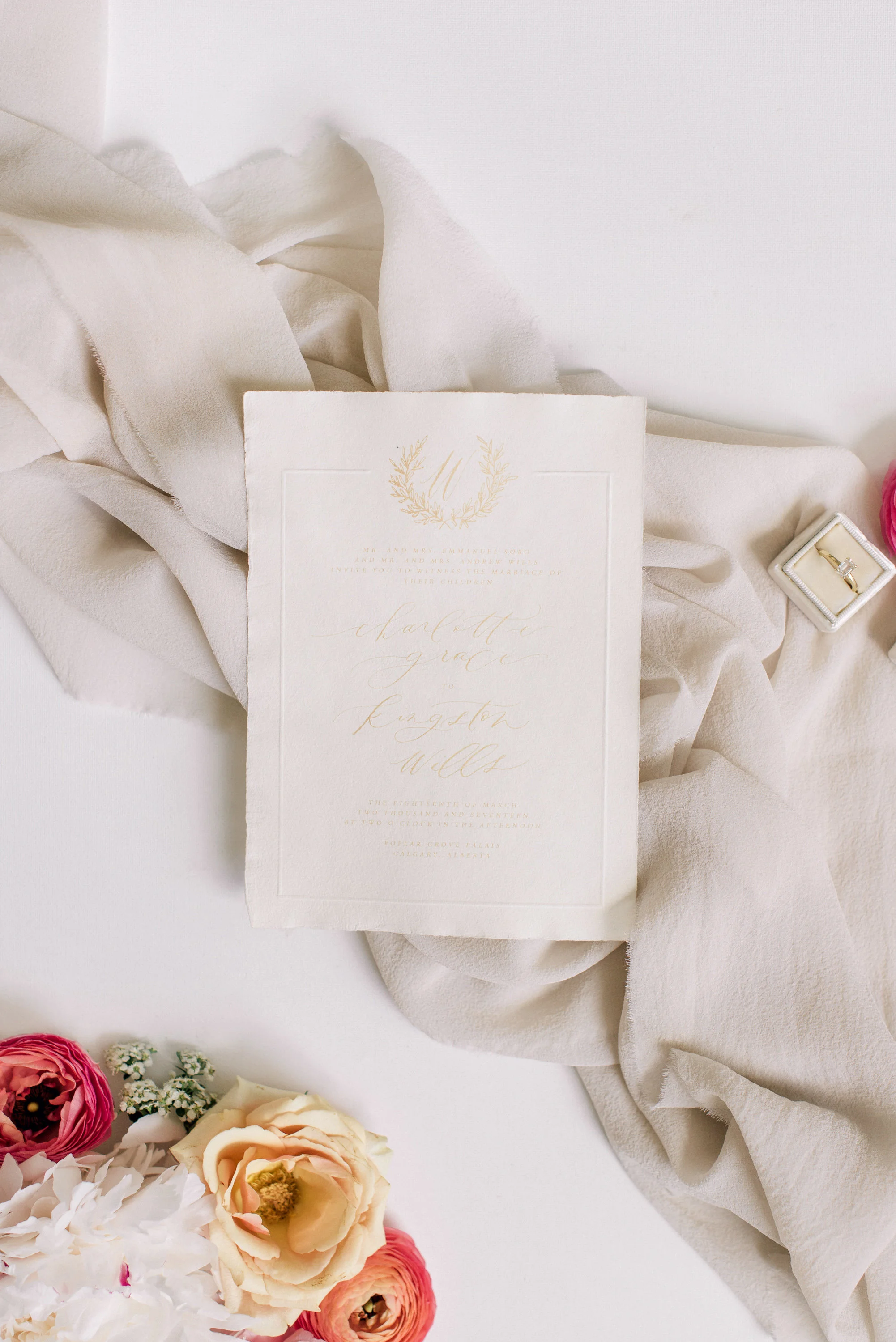 This Stunning Shoot Combines Fine Art Inspiration and Colourful Florals in the Most Beautiful Way - on the Bronte Bride Blog