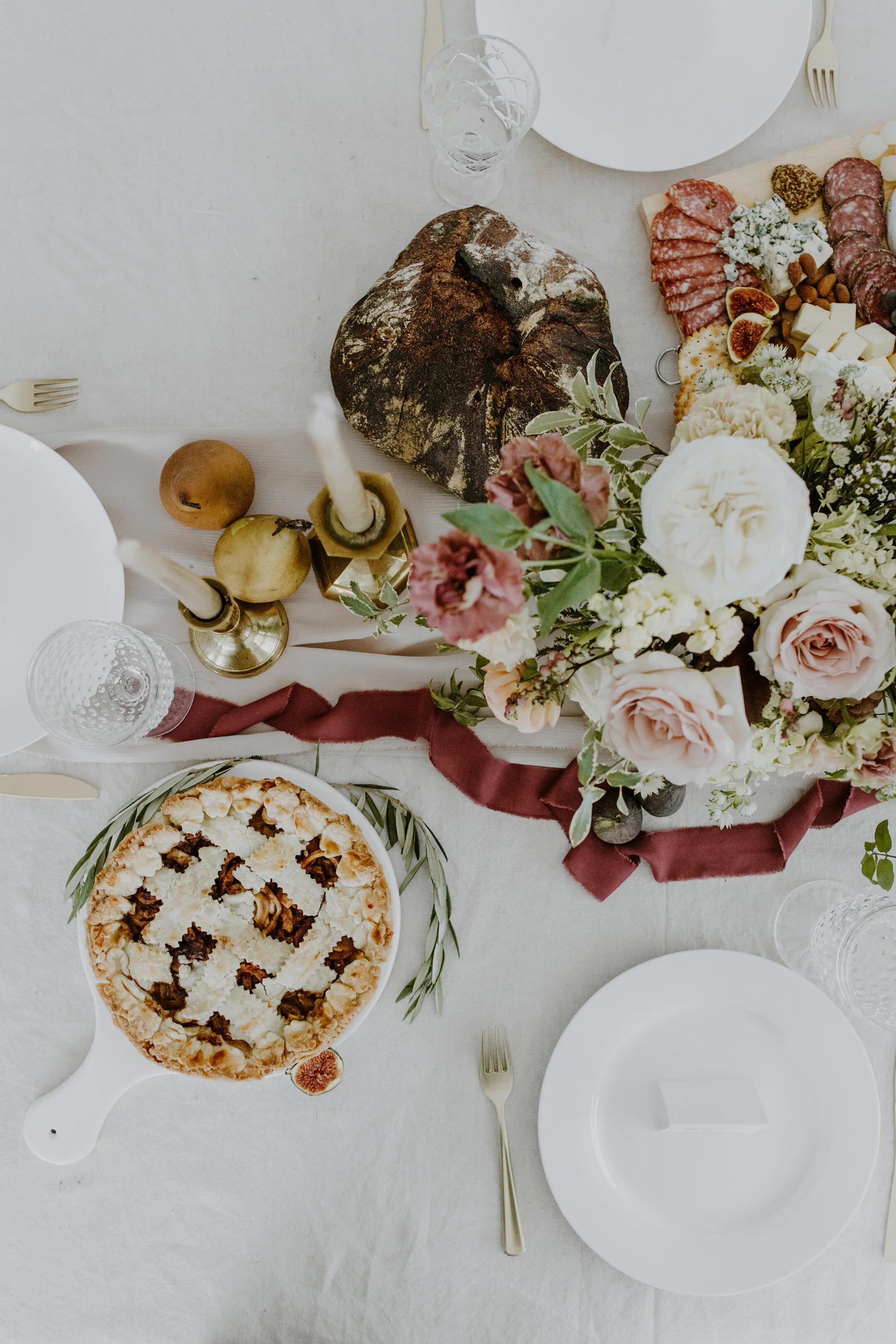 Old-World Romantic Styling Meets Warm Family-Style Gathering // Inspiration Shoot at Spruce Meadows