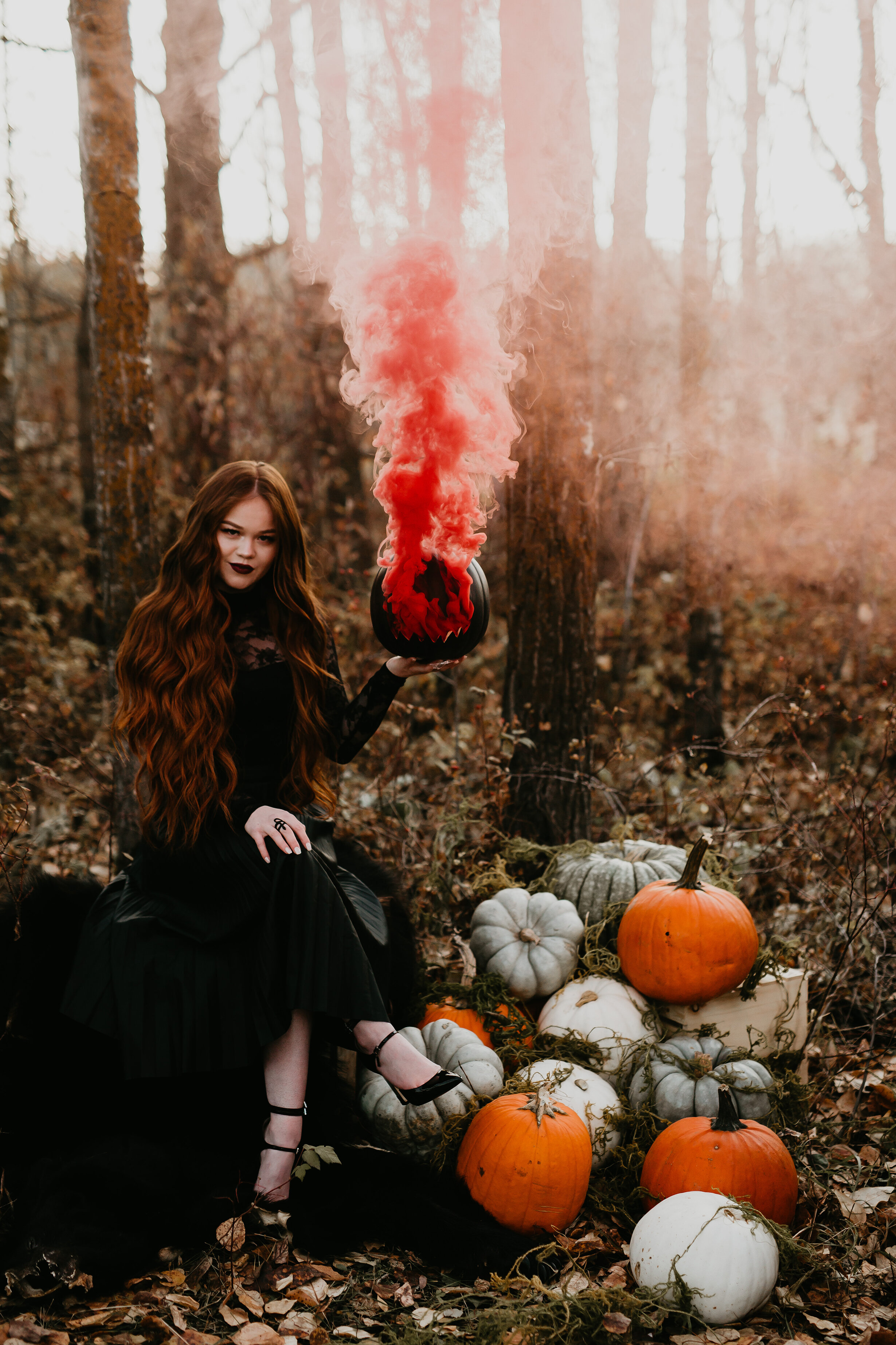 Ginger, Spice, & Everything Not Nice // Spooky Halloween Inspiration Shoot in Red Deer - on the Bronte Bride Blog