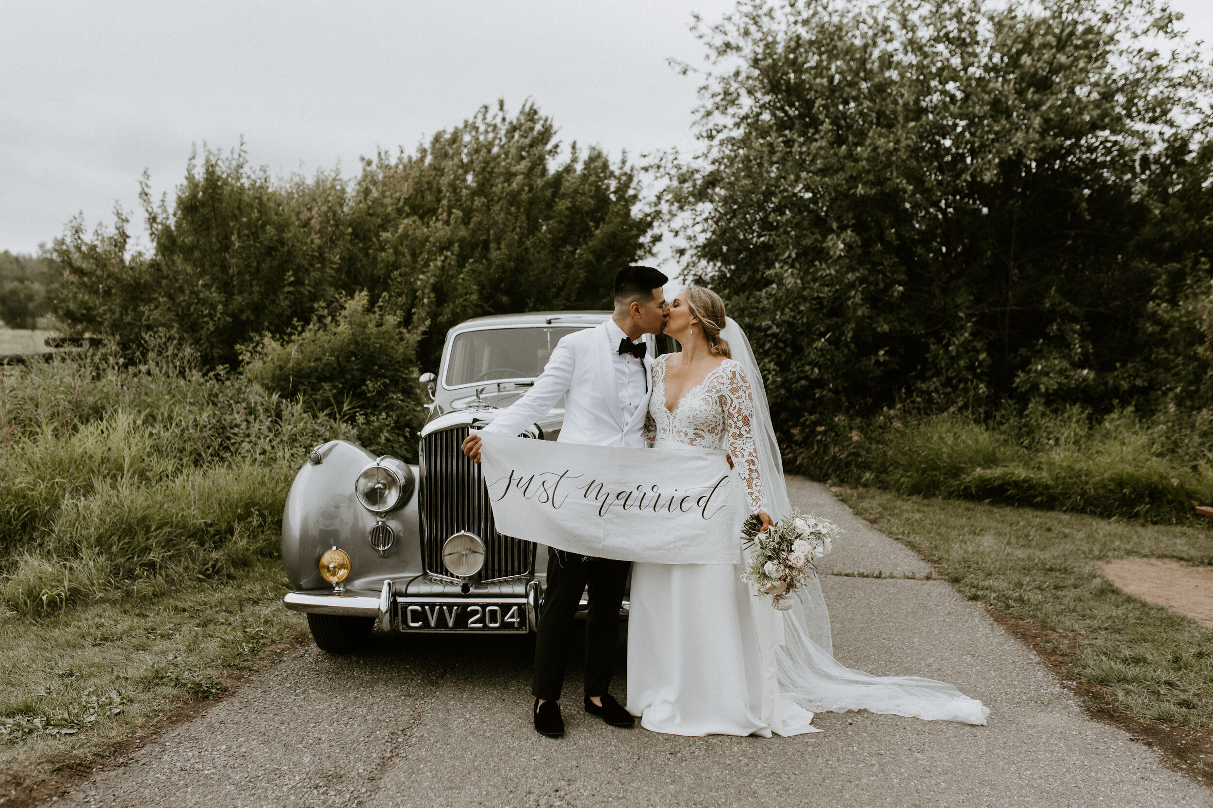 Bride and Groom - Wedding Style Inspiration - Just Married