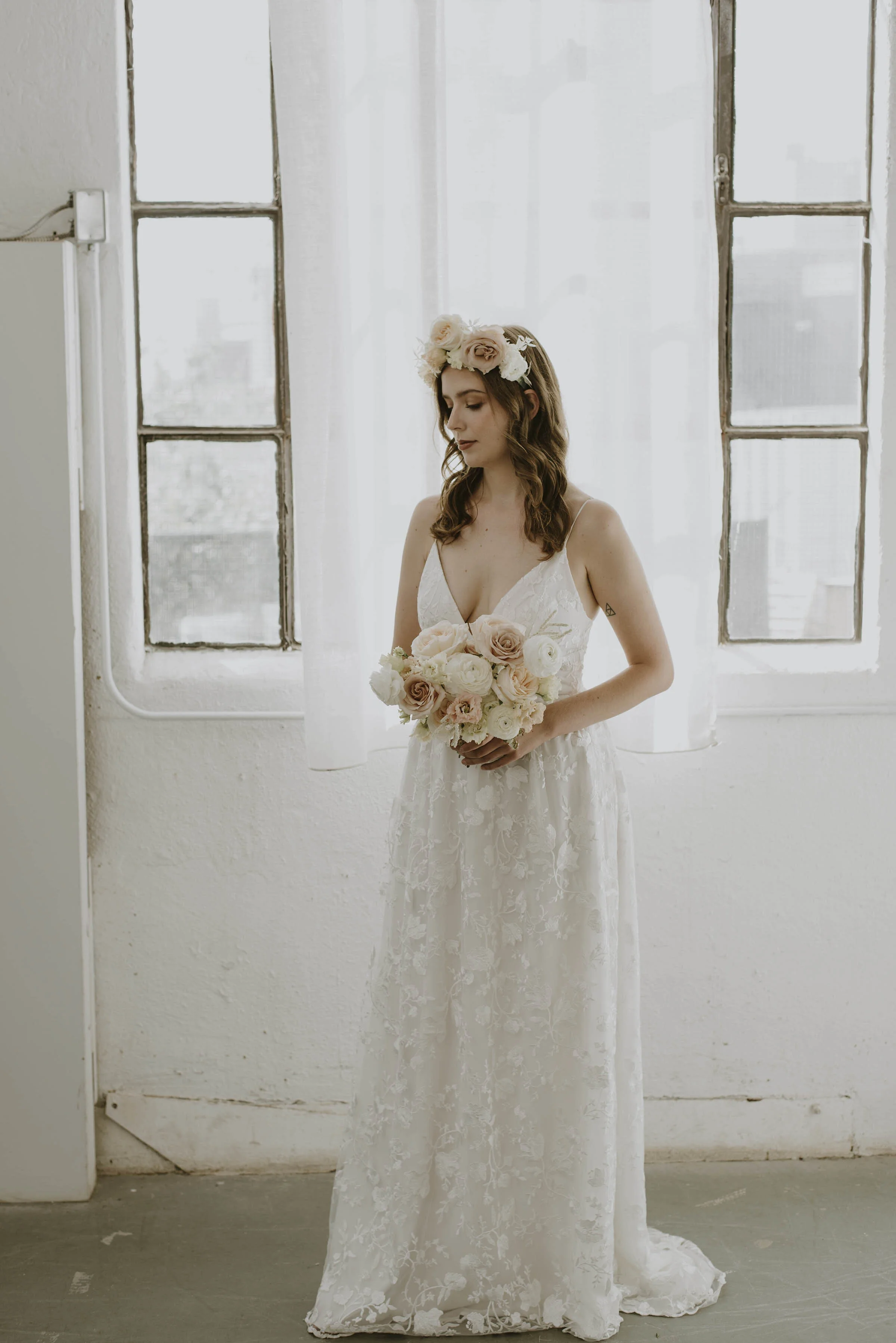 Bringing Back the Flower Crown: Organic & Ethereal Bridal Inspiration Shoot