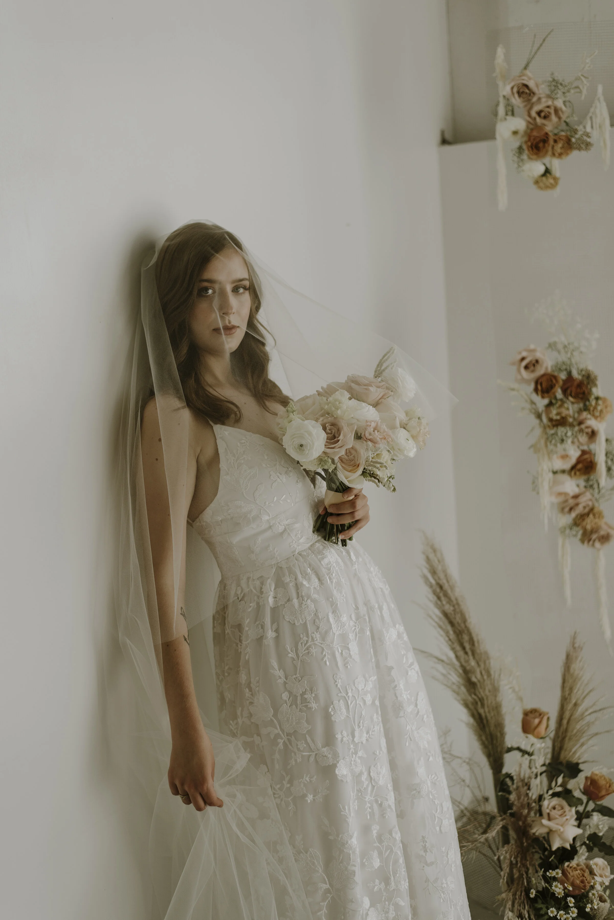 Bringing Back the Flower Crown in This Ethereal \u0026 Organic Bridal Inspo |  Brontë Bride