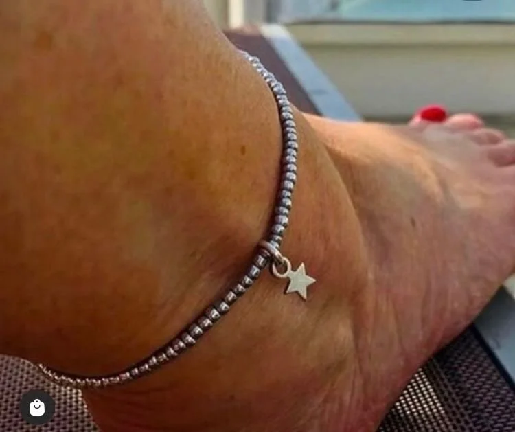 SILVER PLATED  ANKLET