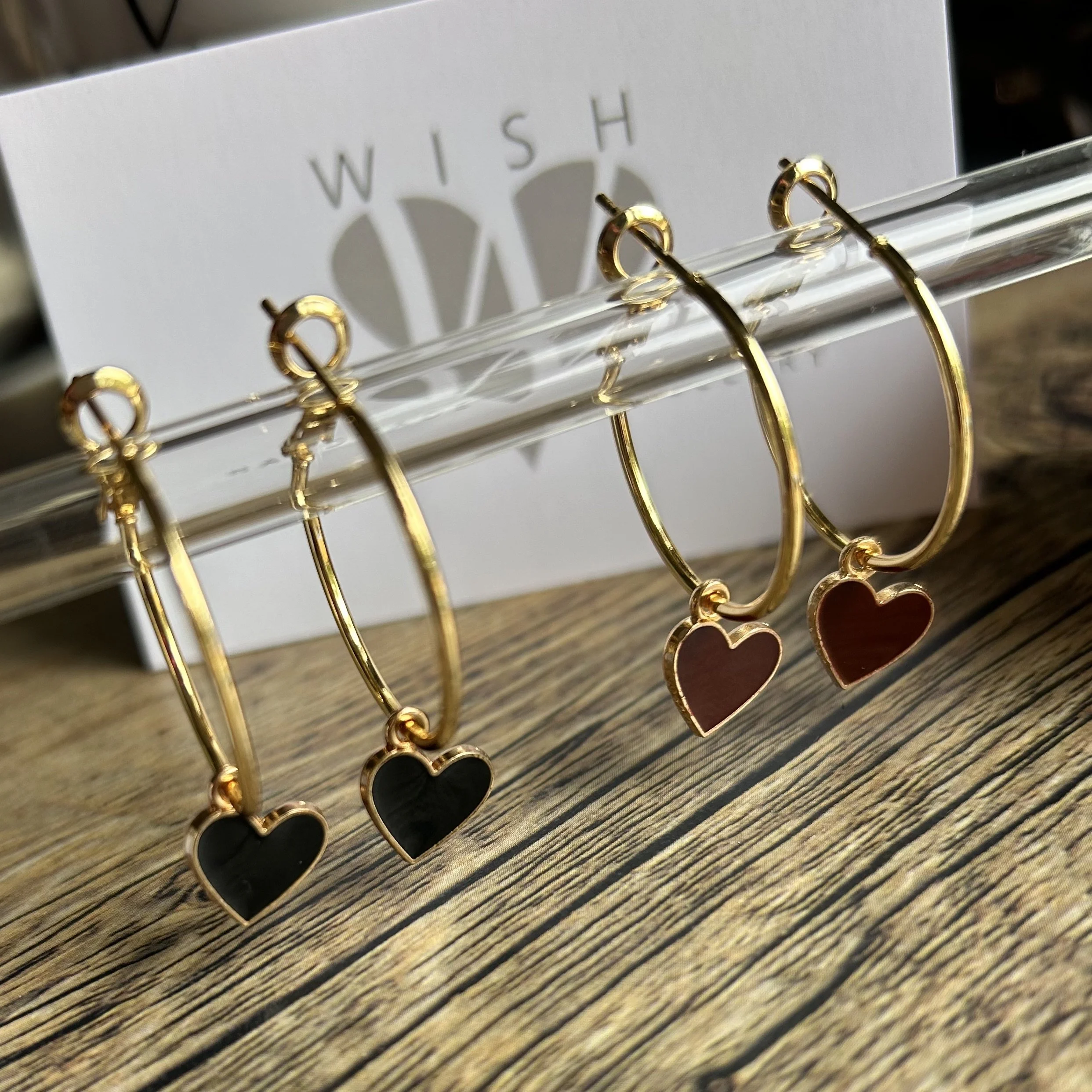 WINTER HEART HOOPS