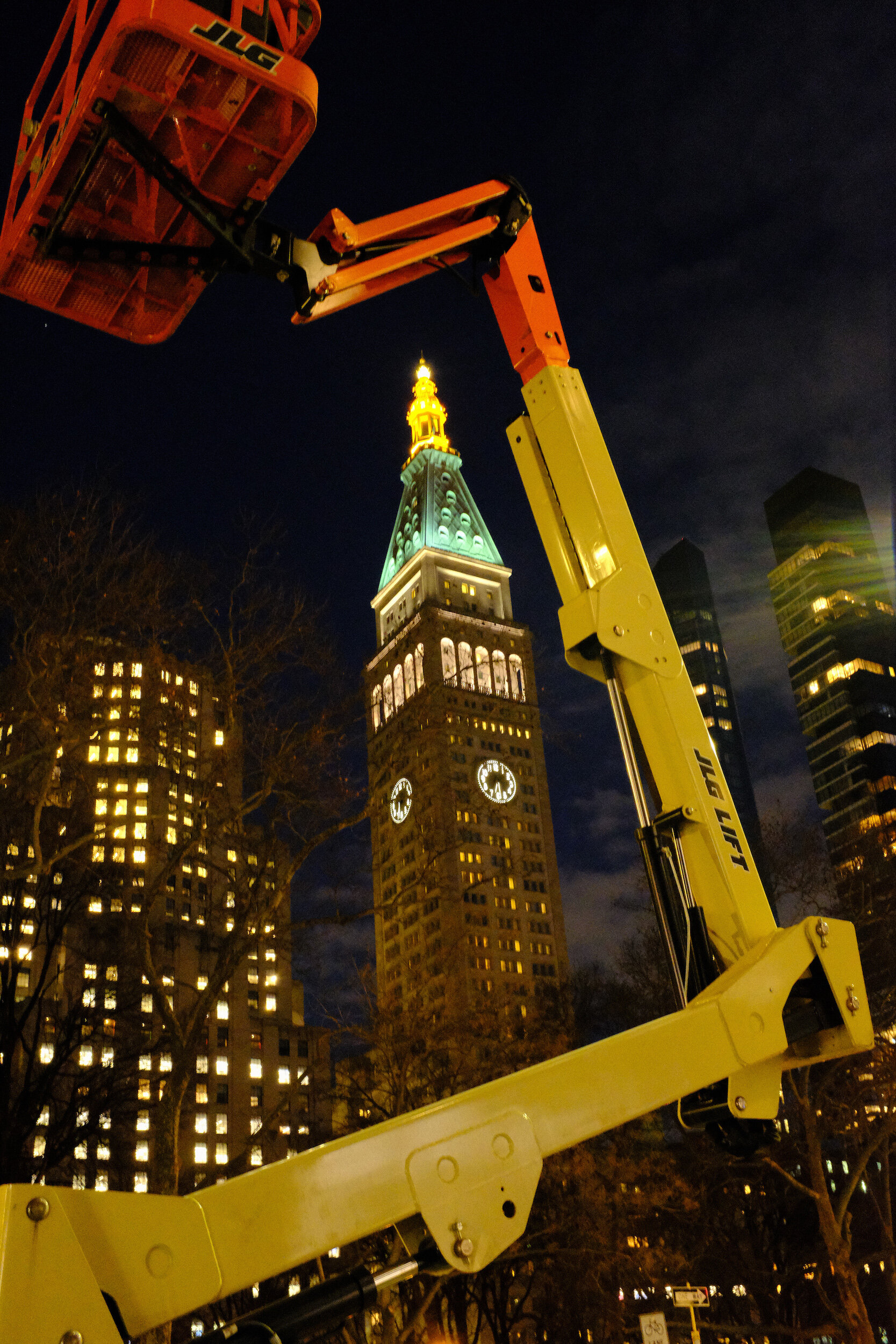 Cherry Picker Clock, 2019