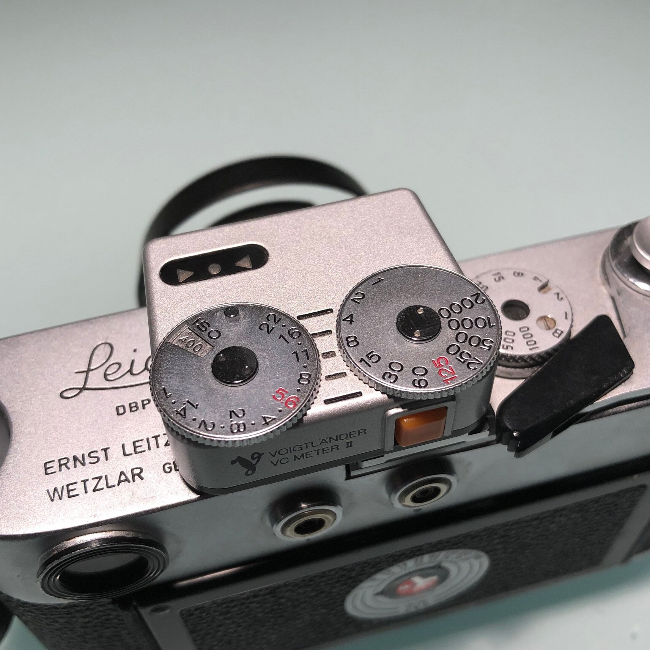 Leica Leica MR Light Meter Argent pour M3 M2 M4-2 M4-P Leitz Excellent Japon F/S 