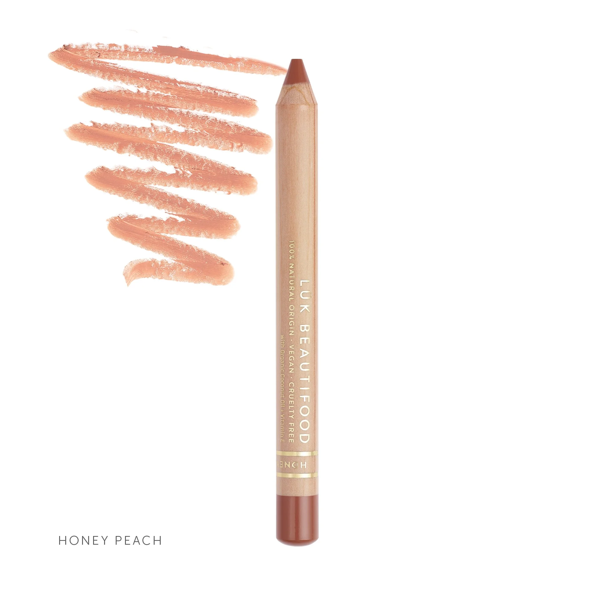 LÜK_LipstickCrayon_HoneyPeach_PencilSwatch_ShadeName.jpg