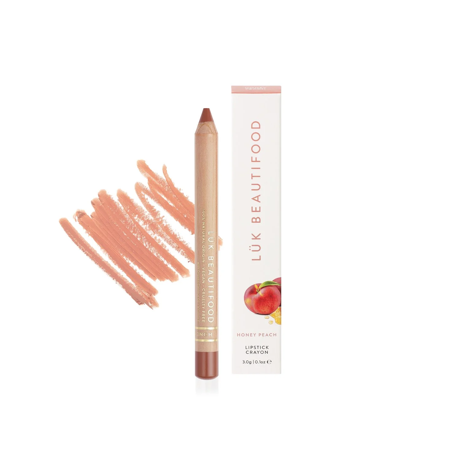 LUK Lipstick Crayon with box Honey Peach .jpg