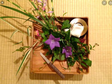 Selection of flowers for Hanayose