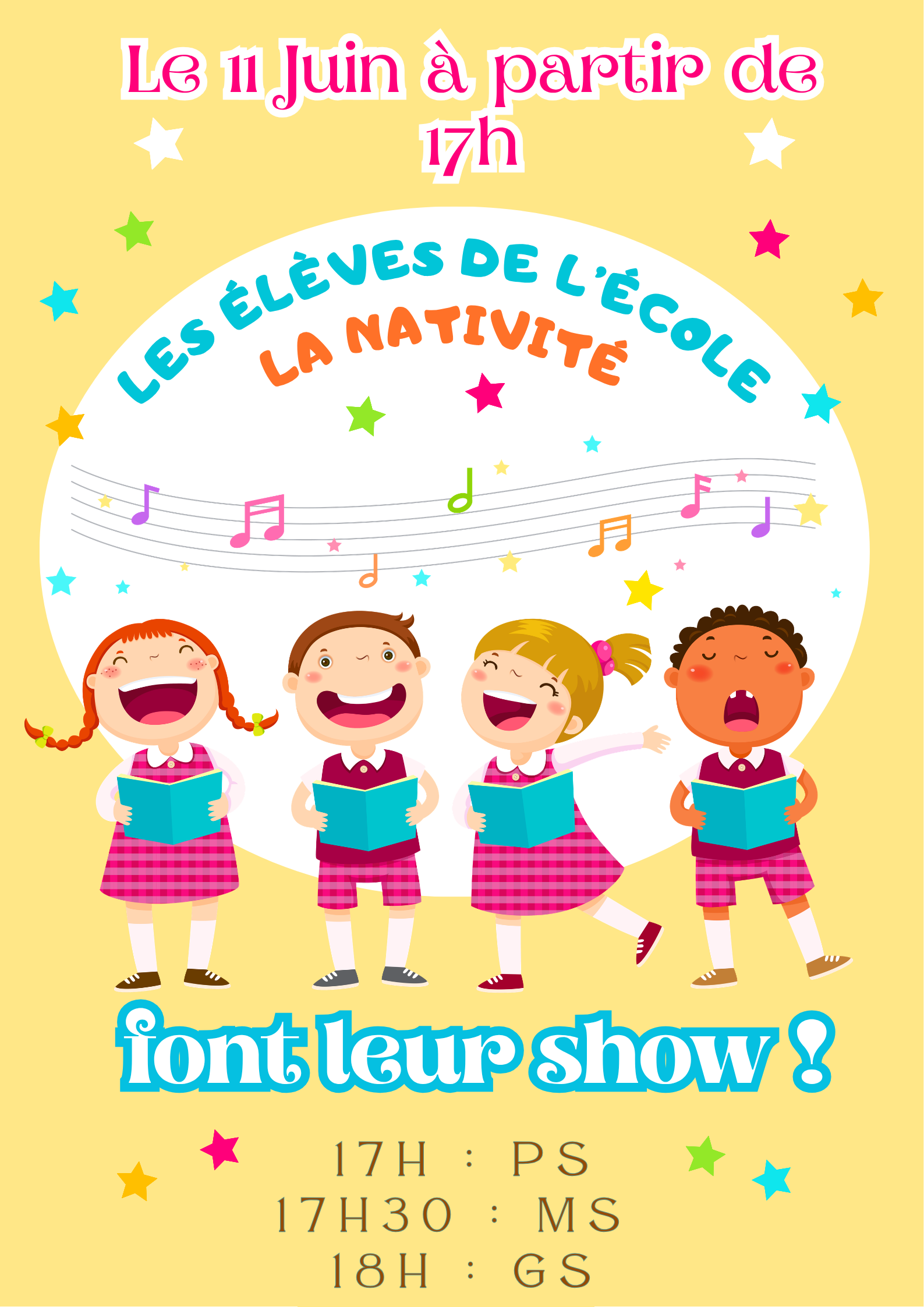 Spectacle musique maternelles
