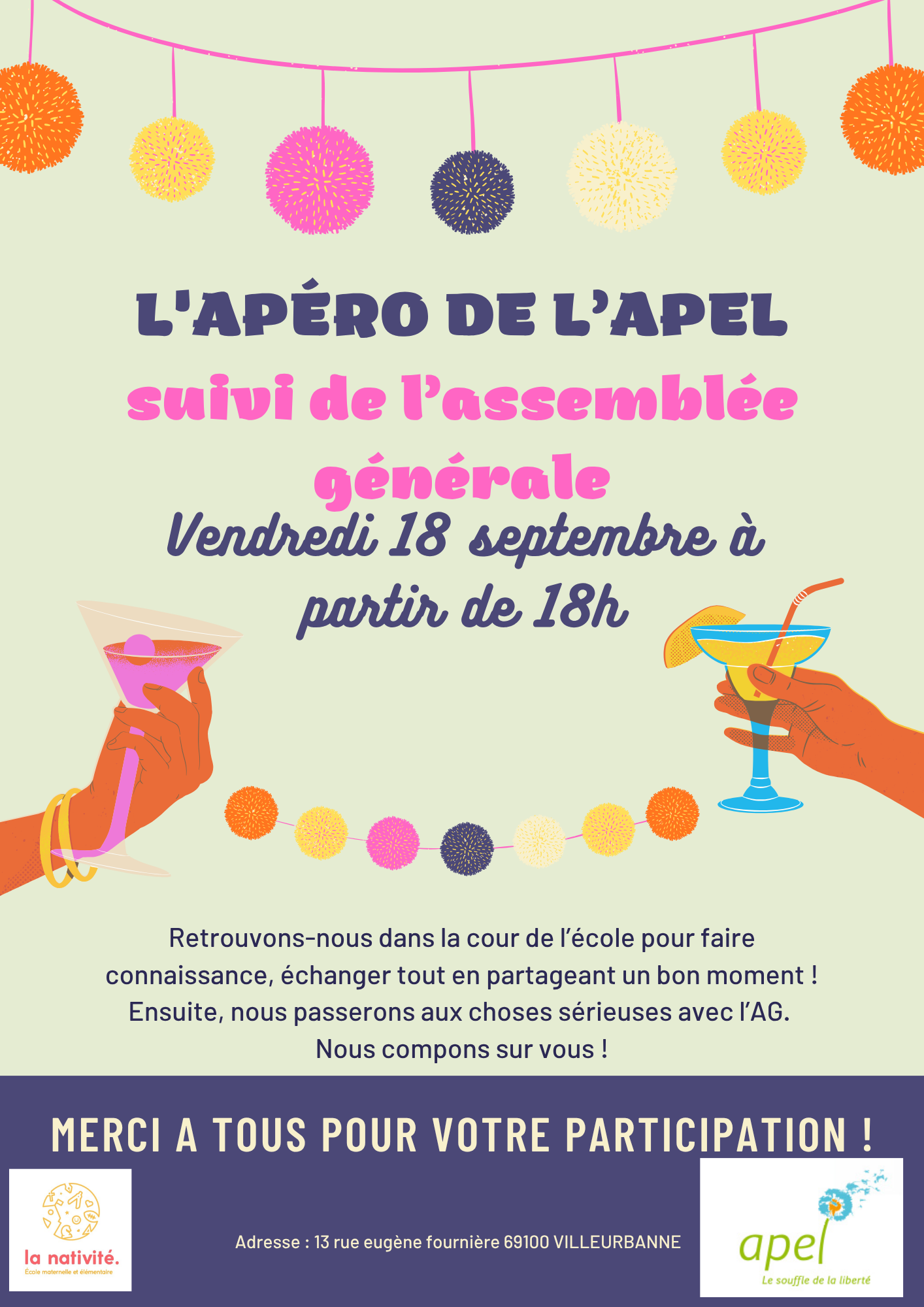 Apéritif de l'Apel