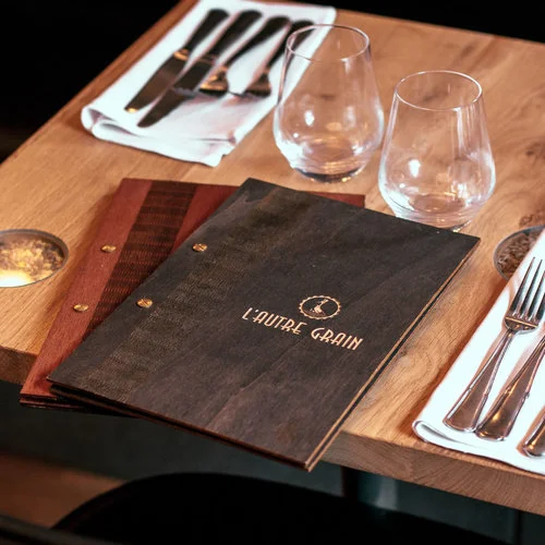 L' Autre Grain - Menu Design