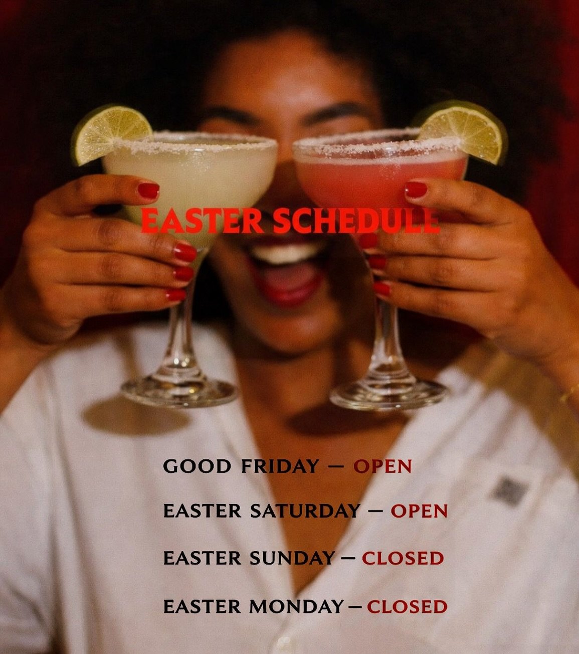 Easter Schedule! 🐇🧺