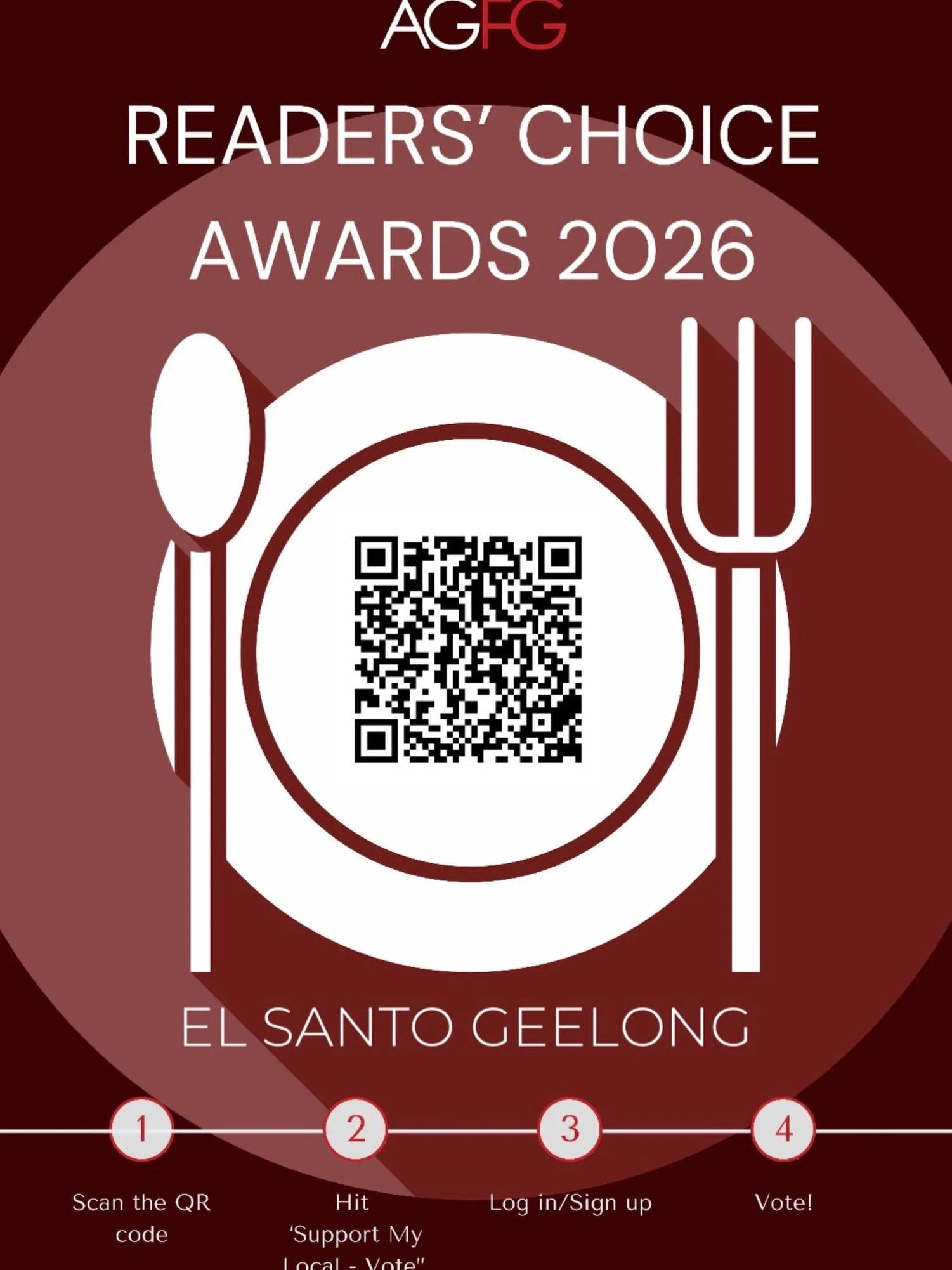 Love El Santo? Help us grow! 

Vote for us for the Readers Choice Awards 2026! 
As a family owned small business we need your help to spread the best Mexican food and vibes  in Geelong! It&rsquo;d mean the world to us 🇲🇽🫡
