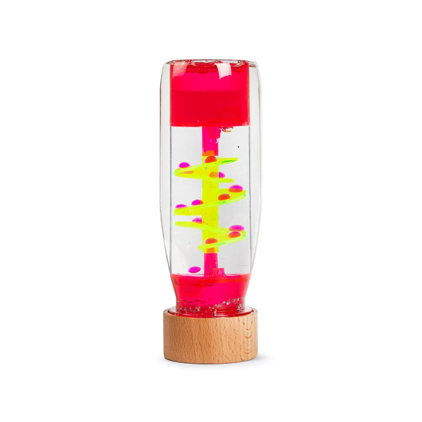 Botella Sensorial Espiral Rosa