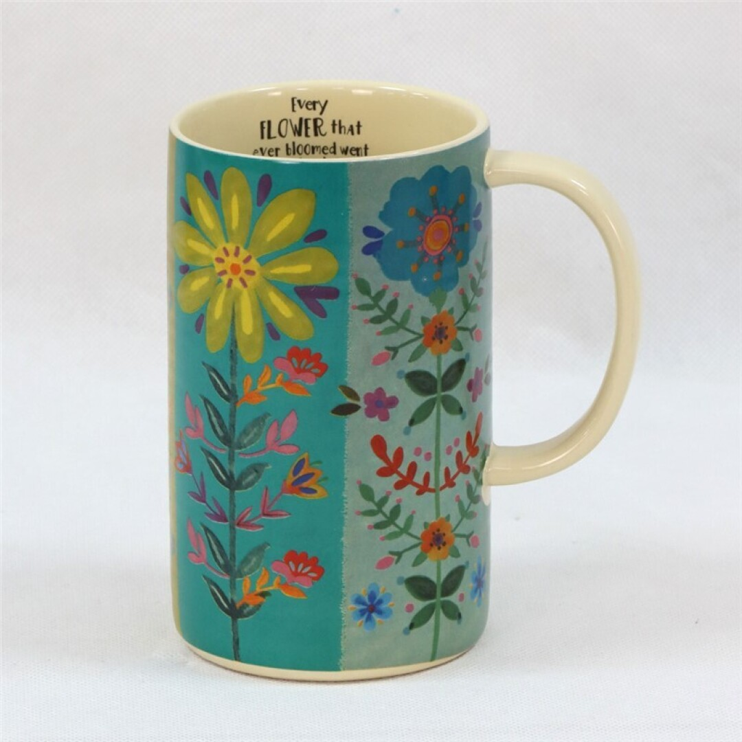 Taza Leche Flores
