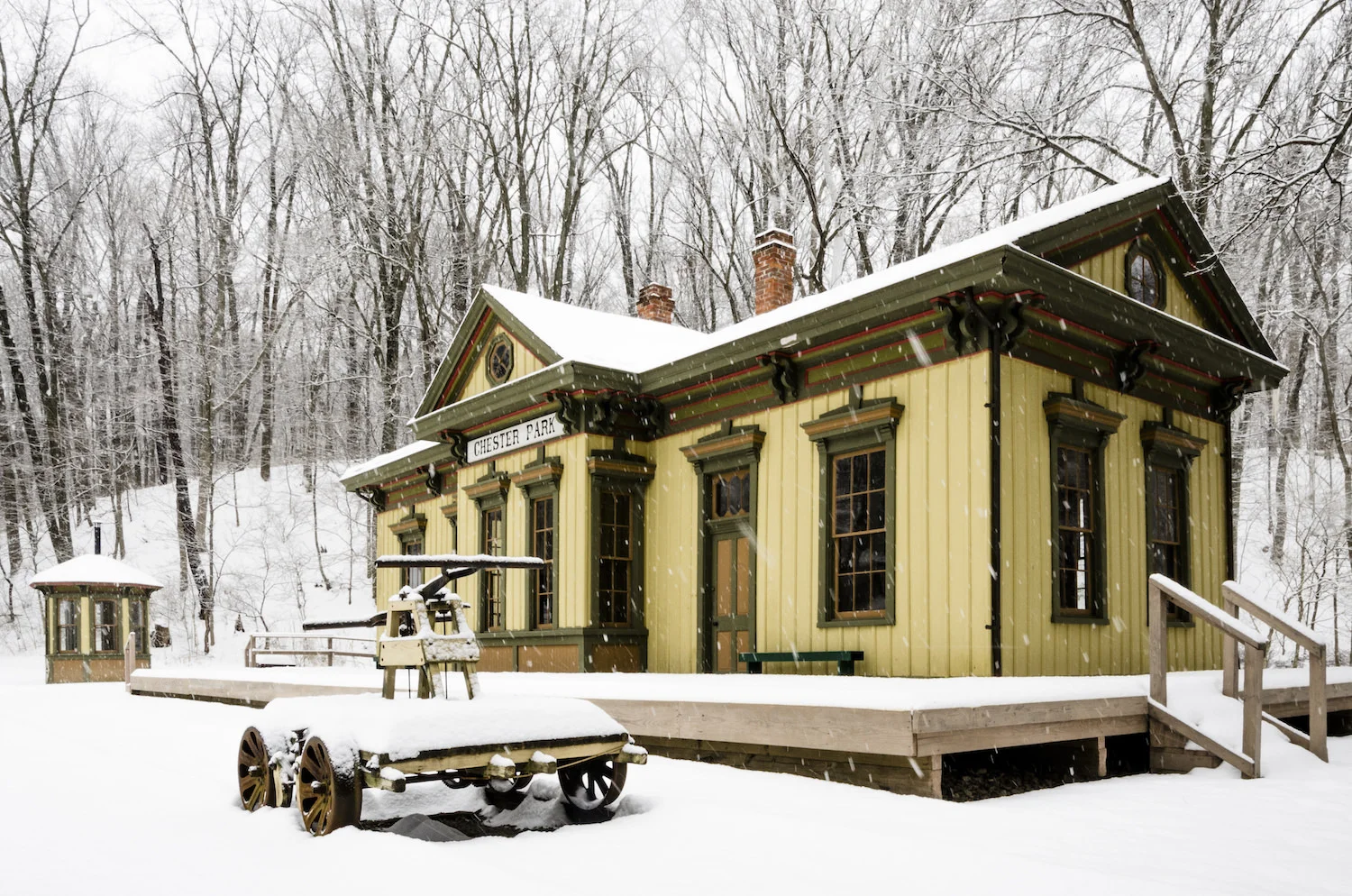 Depot  Photograph, Winter Photograph