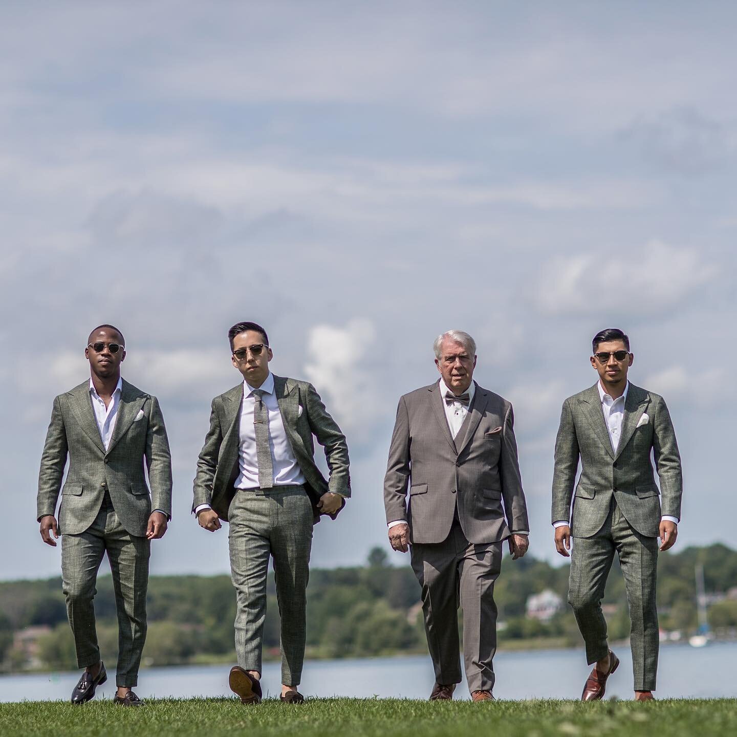 Groom &amp; groomsmen looking dapper! 😎
.
.
.
#mccormickphotography #groomsmen #groomsmenstyle #groomsmenonpoint #resevoirdogswalk #guelphweddingphotographer #guelphphotographer #owensound #owensoundphotographer #owensoundphotography #weddingphotogr