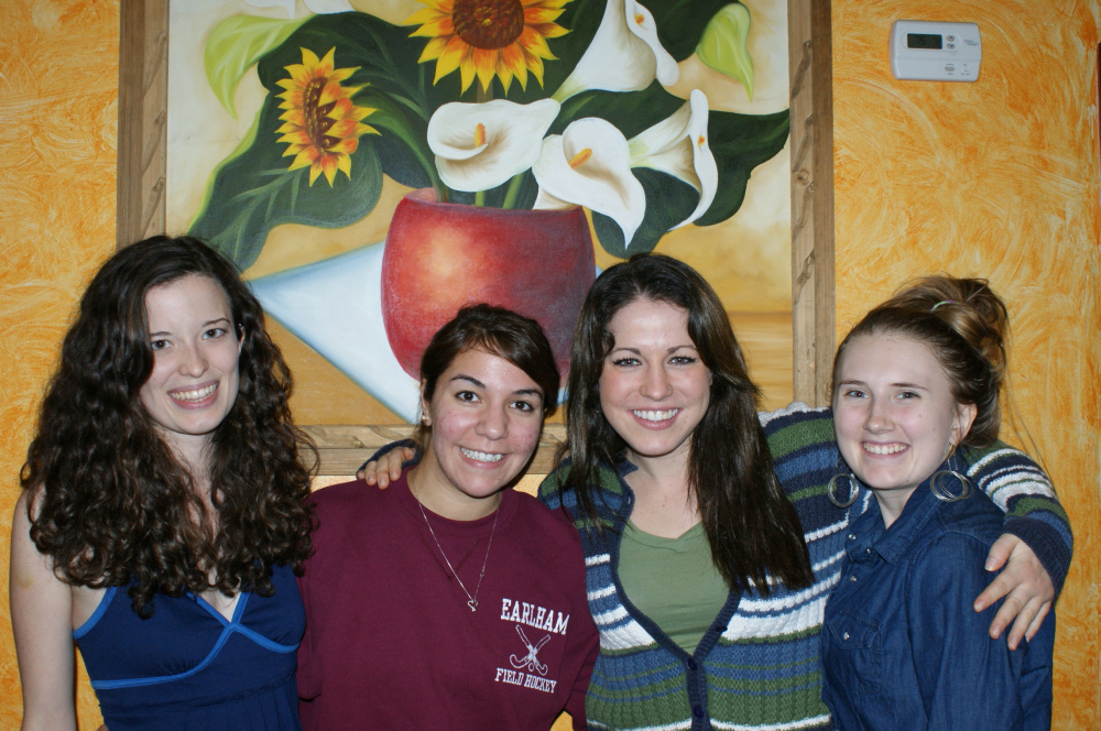 Fall 2013 : (L-R) Mary Tierney, Lena Flores, Arielle Webb, Sarah Kenny