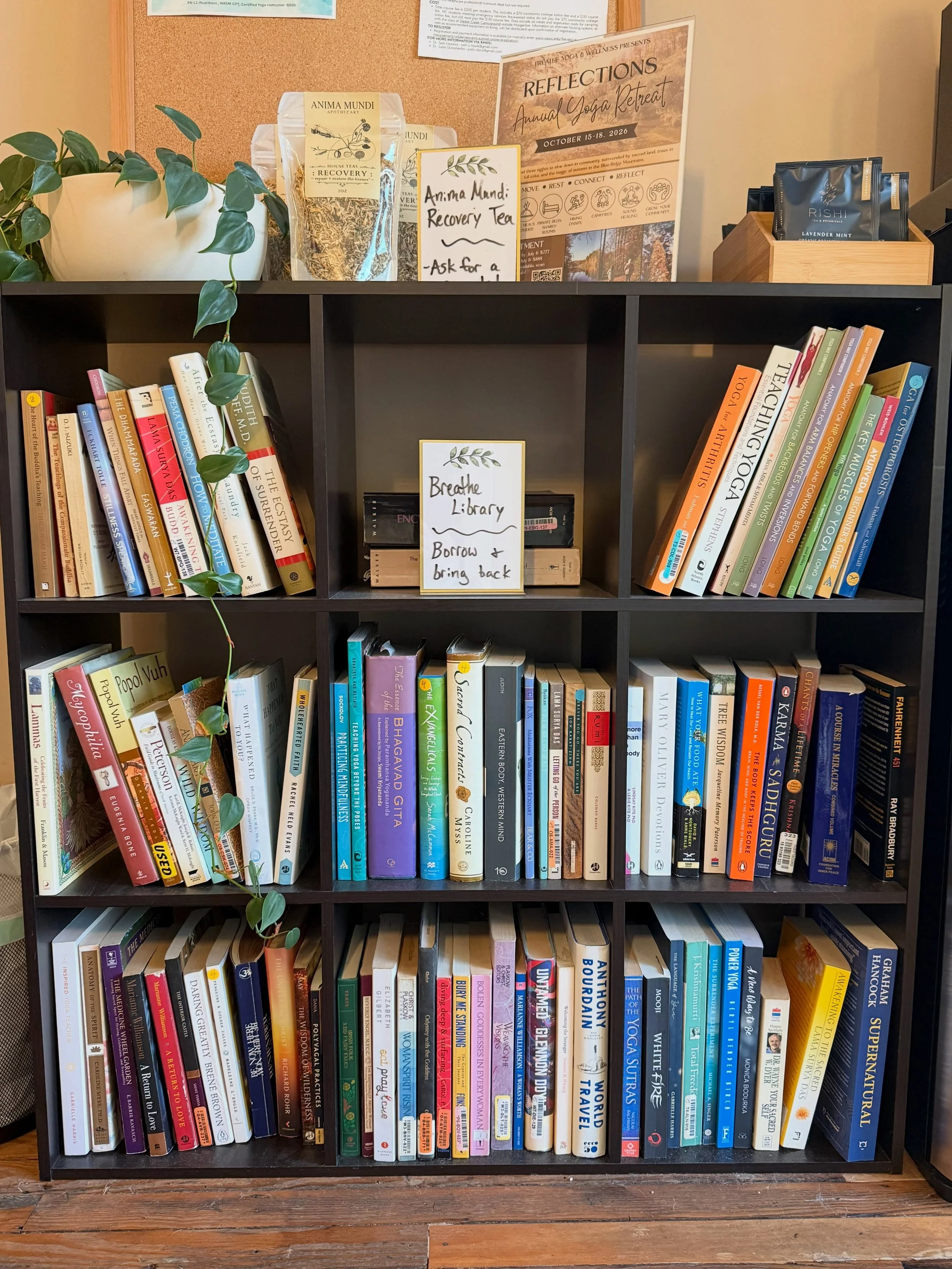 If you are looking to beat the heat this weekend, stop in for one of our classes! And while you&rsquo;re here, grab a book to borrow 📚 by the back entrance (and tea station!) #downtownmorganton #morgantonnc #burkecountync 

✨FRIDAY✨
Dynamic MOVEment