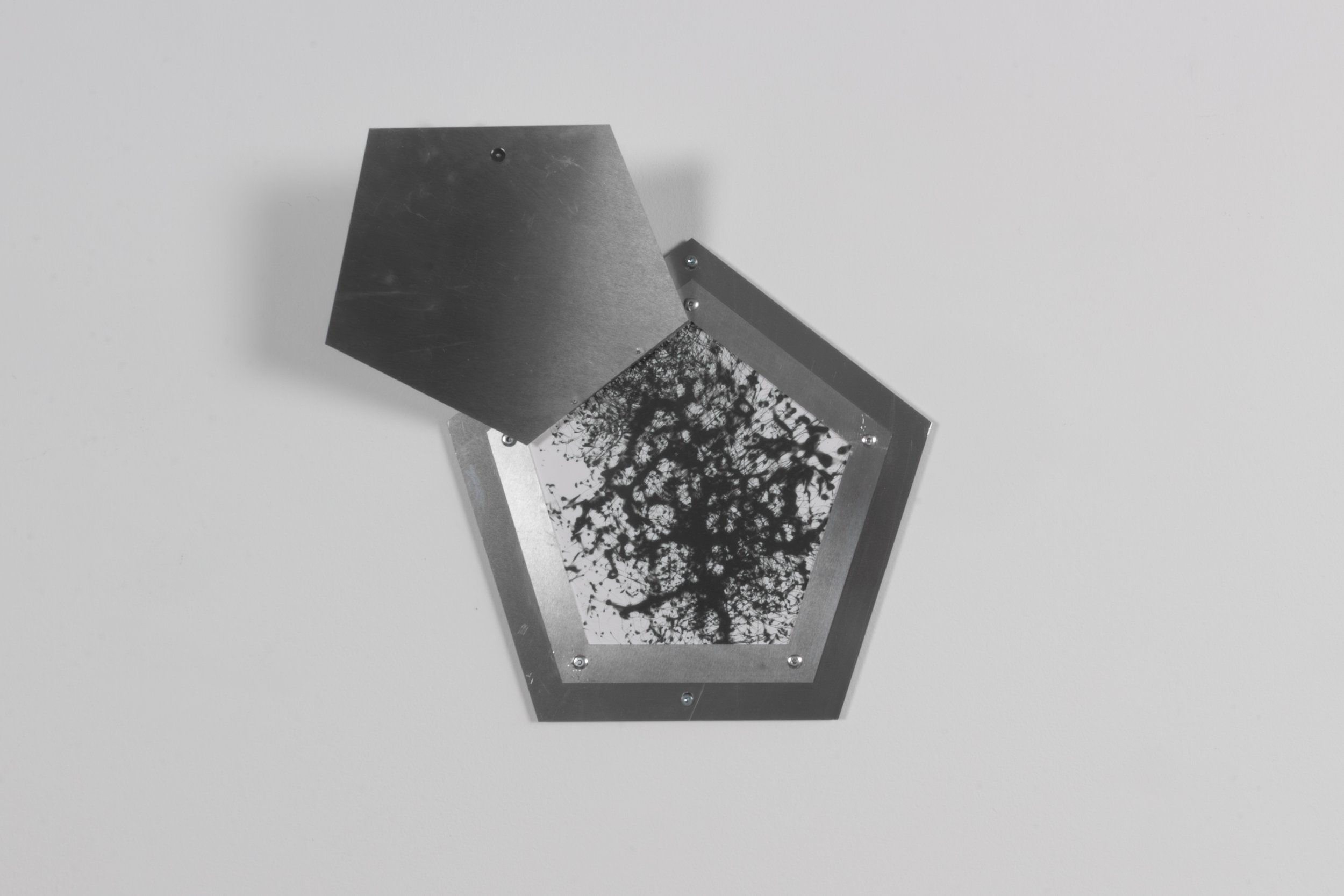 Vessel (Pentagon)
2025
Aluminum, Thermal Paper Print, Hardware
12×12in
$1000