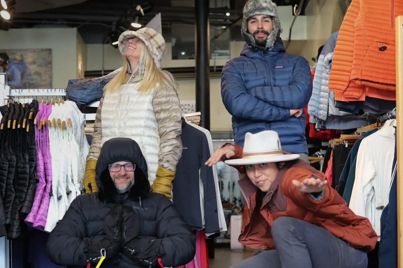 This cold weather has some of us feeling down 🪶&hellip; and others feeling synthetic! Either way, everyone is feeling warm and ready to face the elements.

We have an amazing selection of insulated jackets. Let us help you find that perfect puffy!