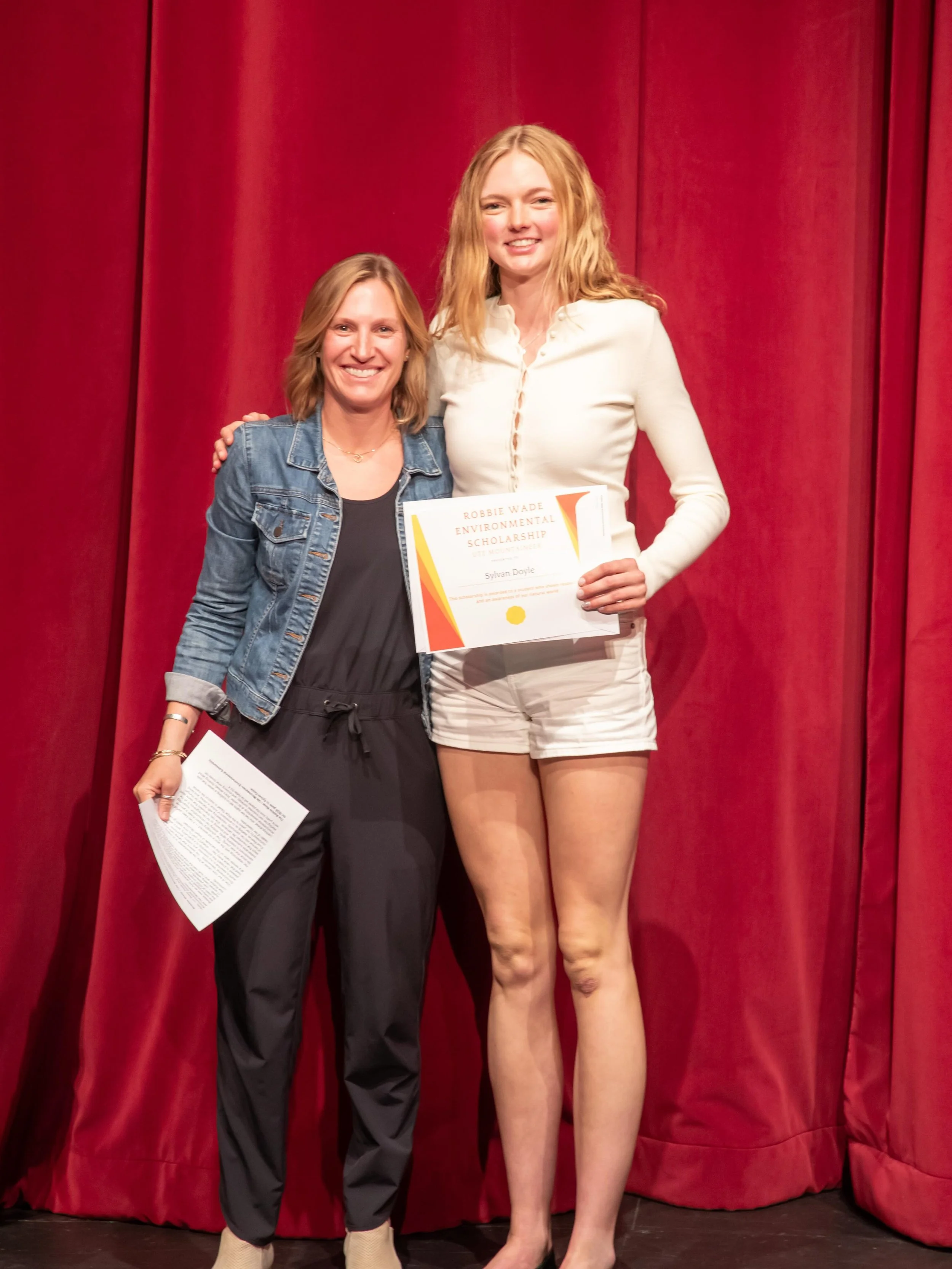 🥁🥁The Robbie Wade / Ute Mountaineer Scholarship goes to... Sylvan!

This scholarship honors a graduating Aspen High School senior who carries a deep awareness of our natural world and a genuine commitment to protecting it. Sylvan embodies environme