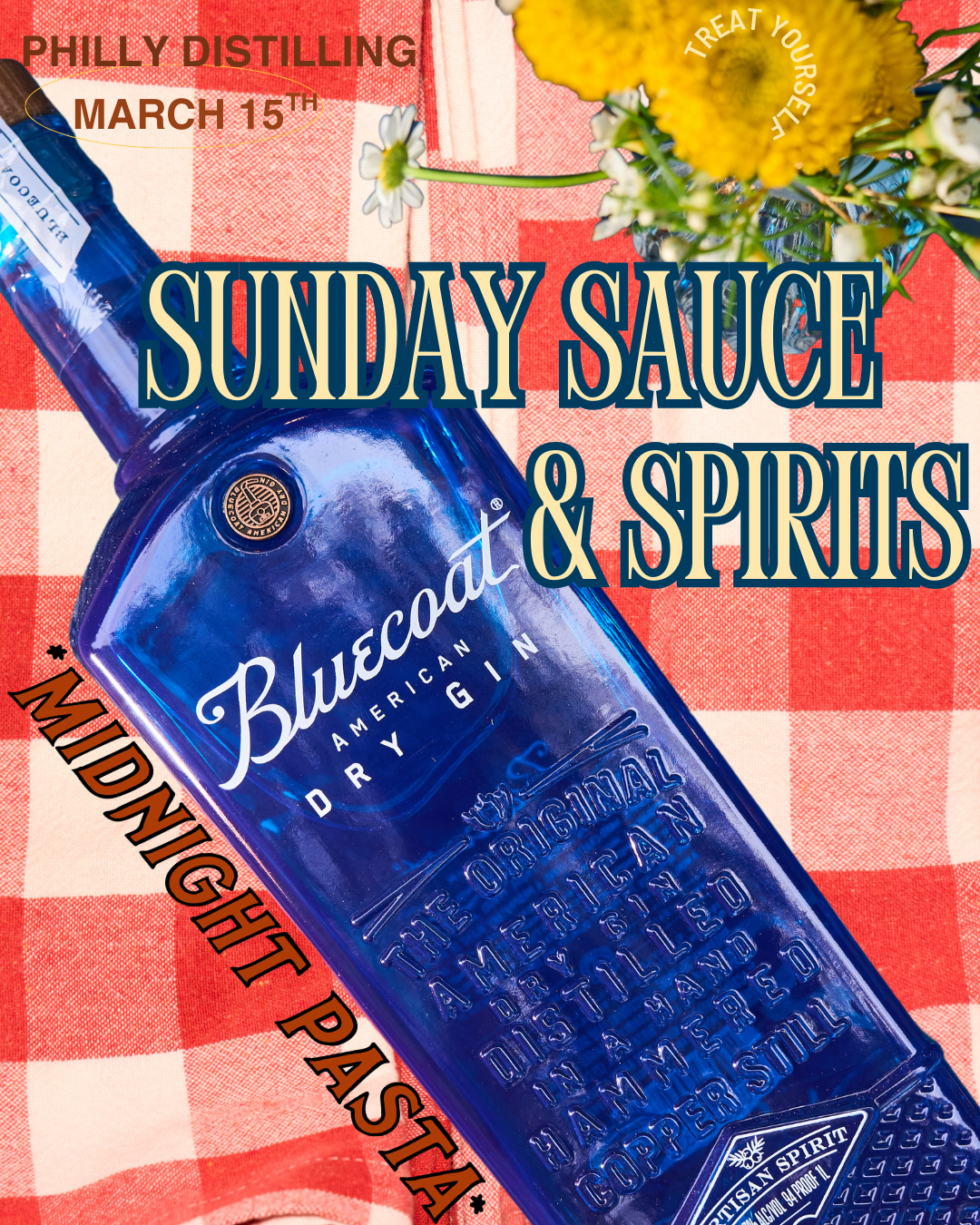 Midnight Pasta x Bluecoat: Sunday Sauce &amp; Spirits