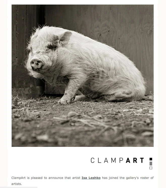 Isa Leshko Represented By ClampArt