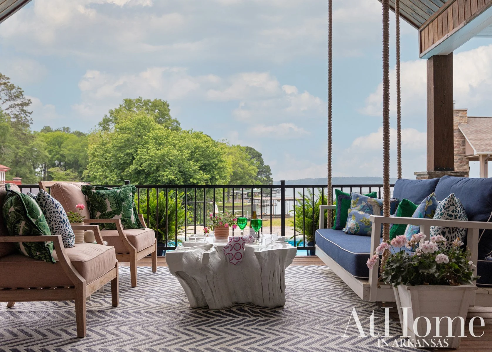 O'Dea Studios Interior Design Little Rock Arkansas NCIDQ ASID - Lake South Bay - Porch.jpg