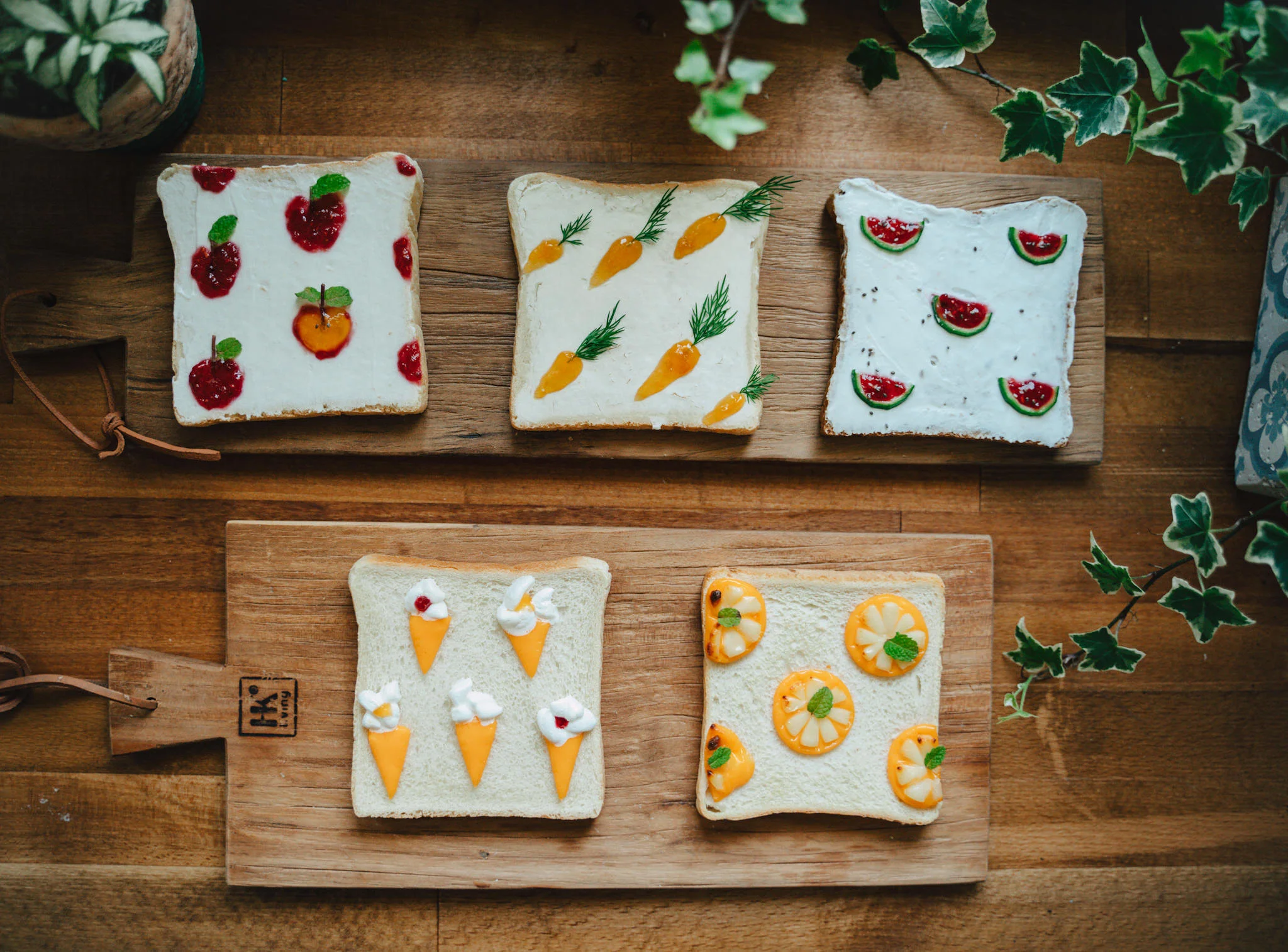 7 Easy Cute Ways to Decorate Toast