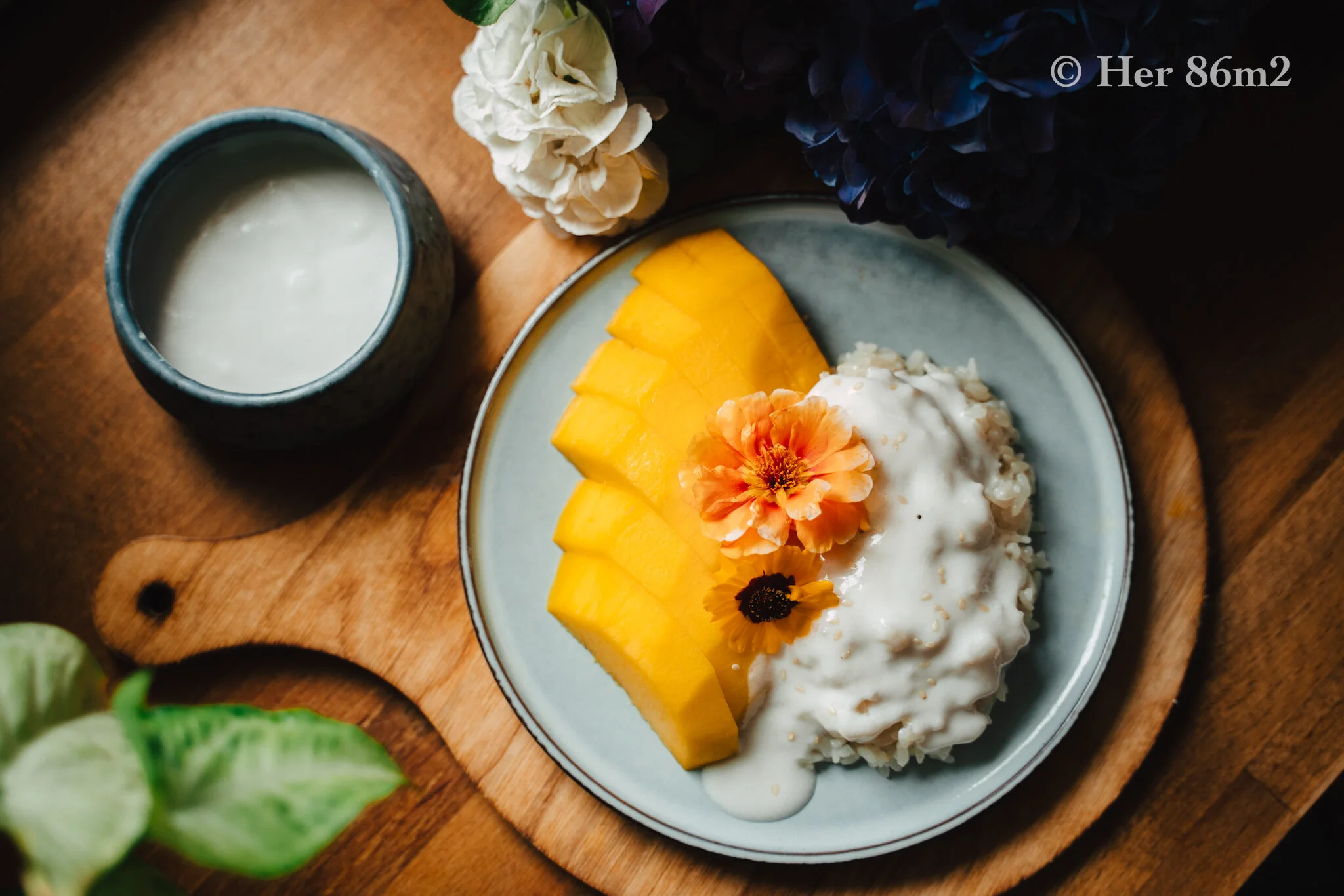 Thai Mango Sticky Rice | Xôi xoài Thái Lan