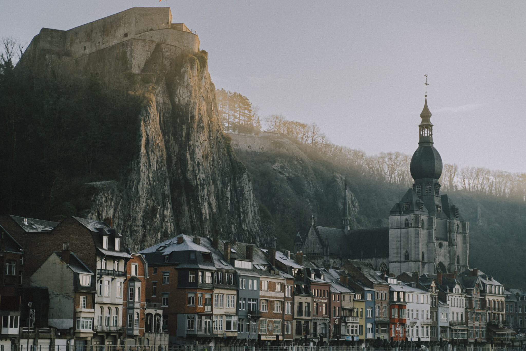 Dinant at Sunset