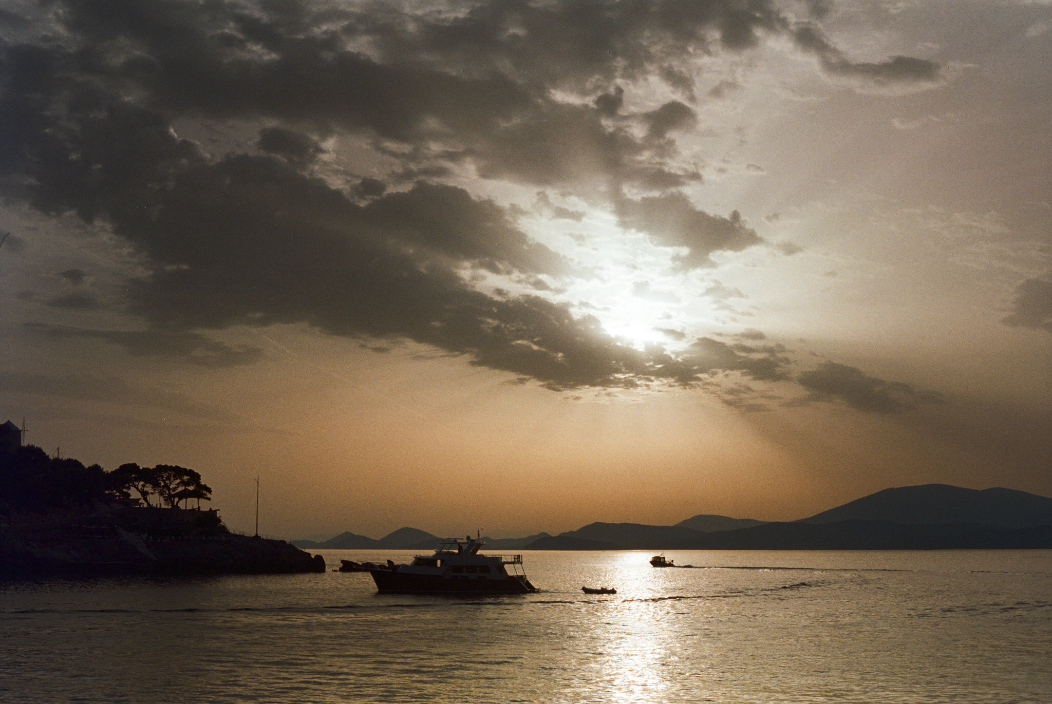 Hydra Island at Sunset