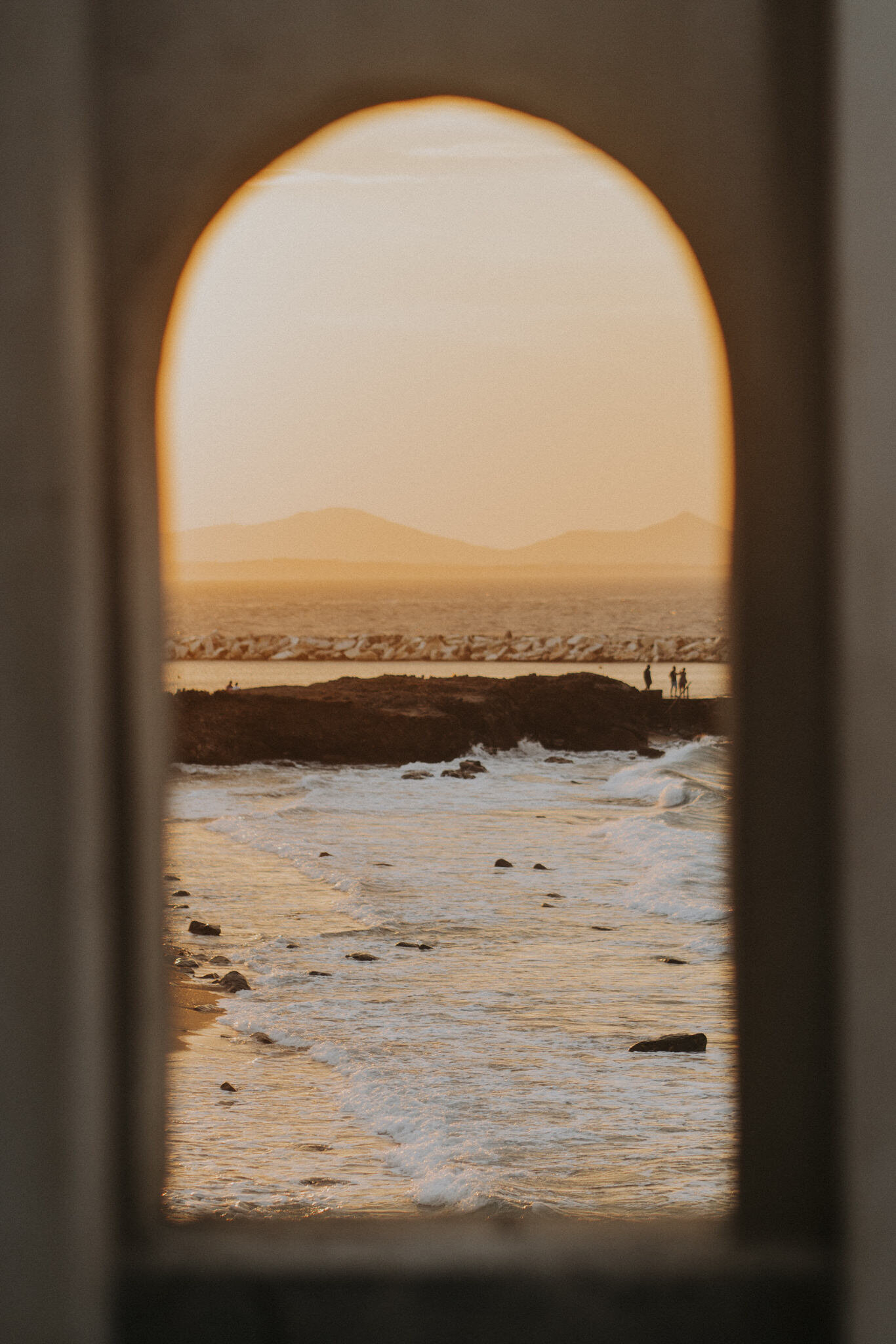Naxos Island at Sunset