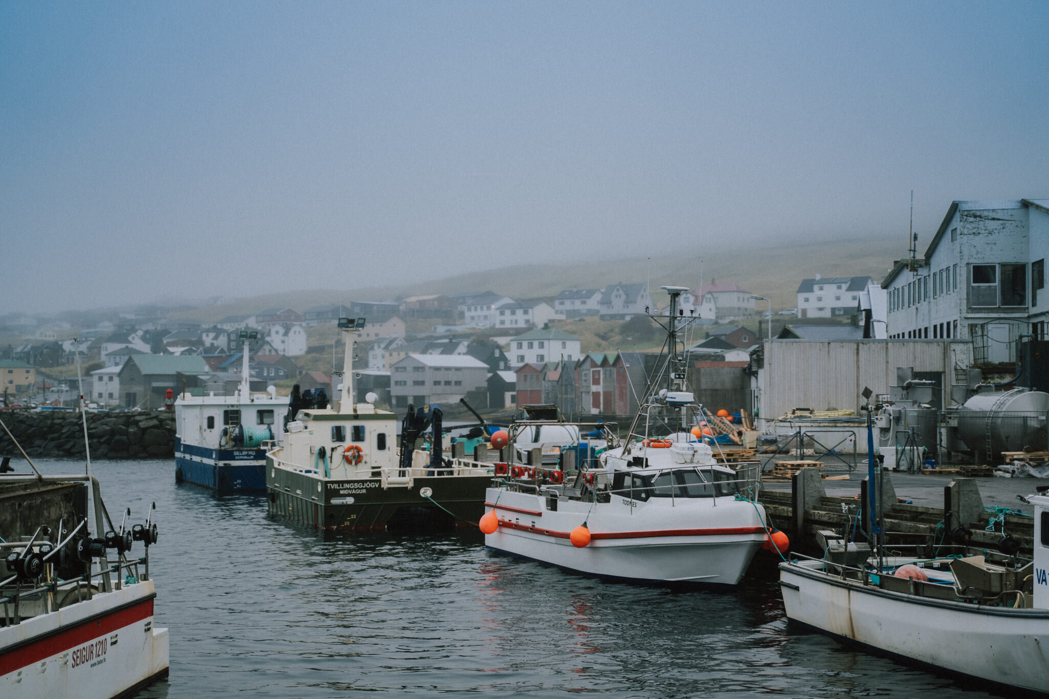 Small Town in Faroe Islands