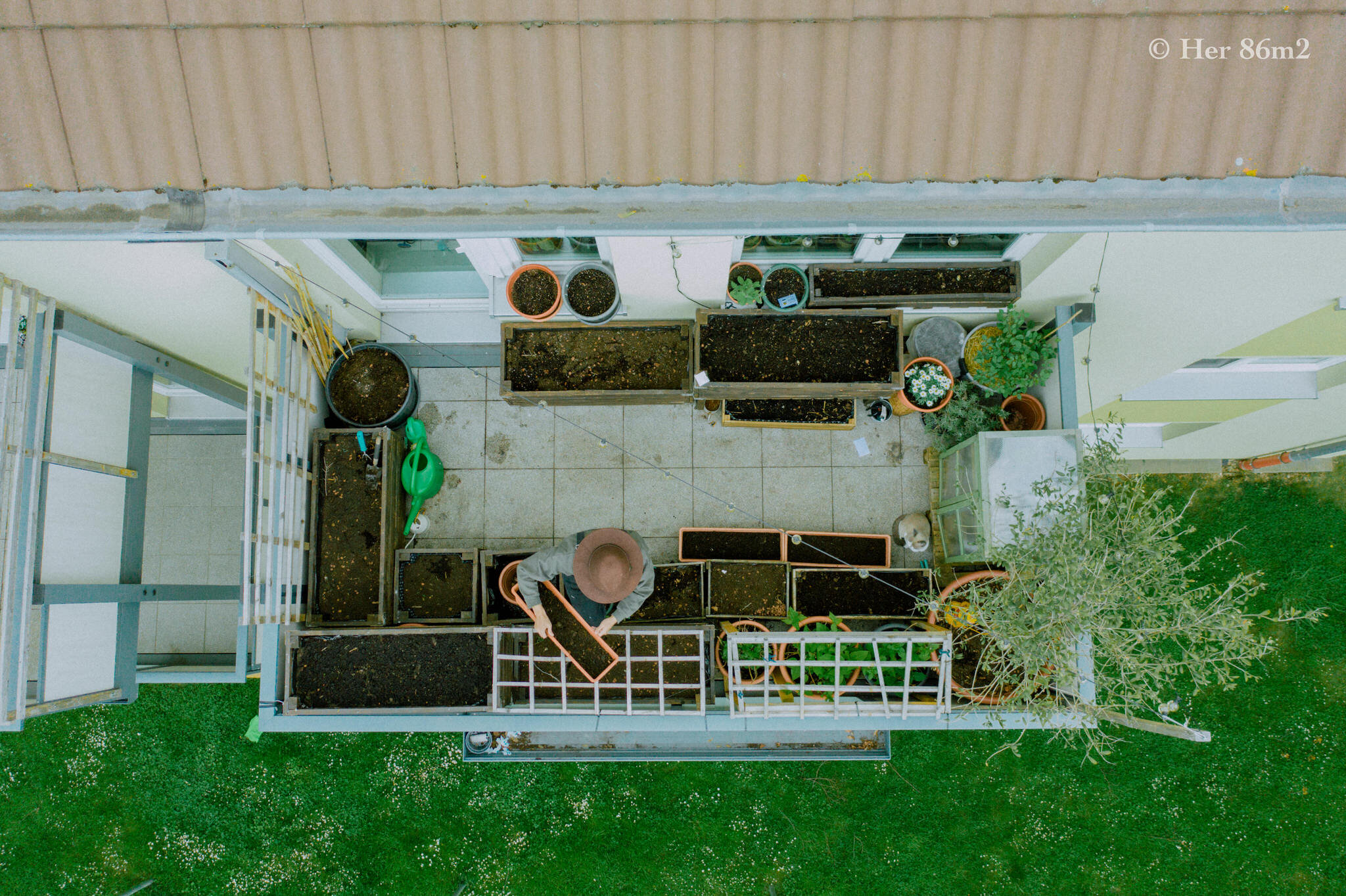 Her 86m2 - My 8m² Balcony Vegetable Garden | A Wonderful 200 Day Journey 9b.jpg