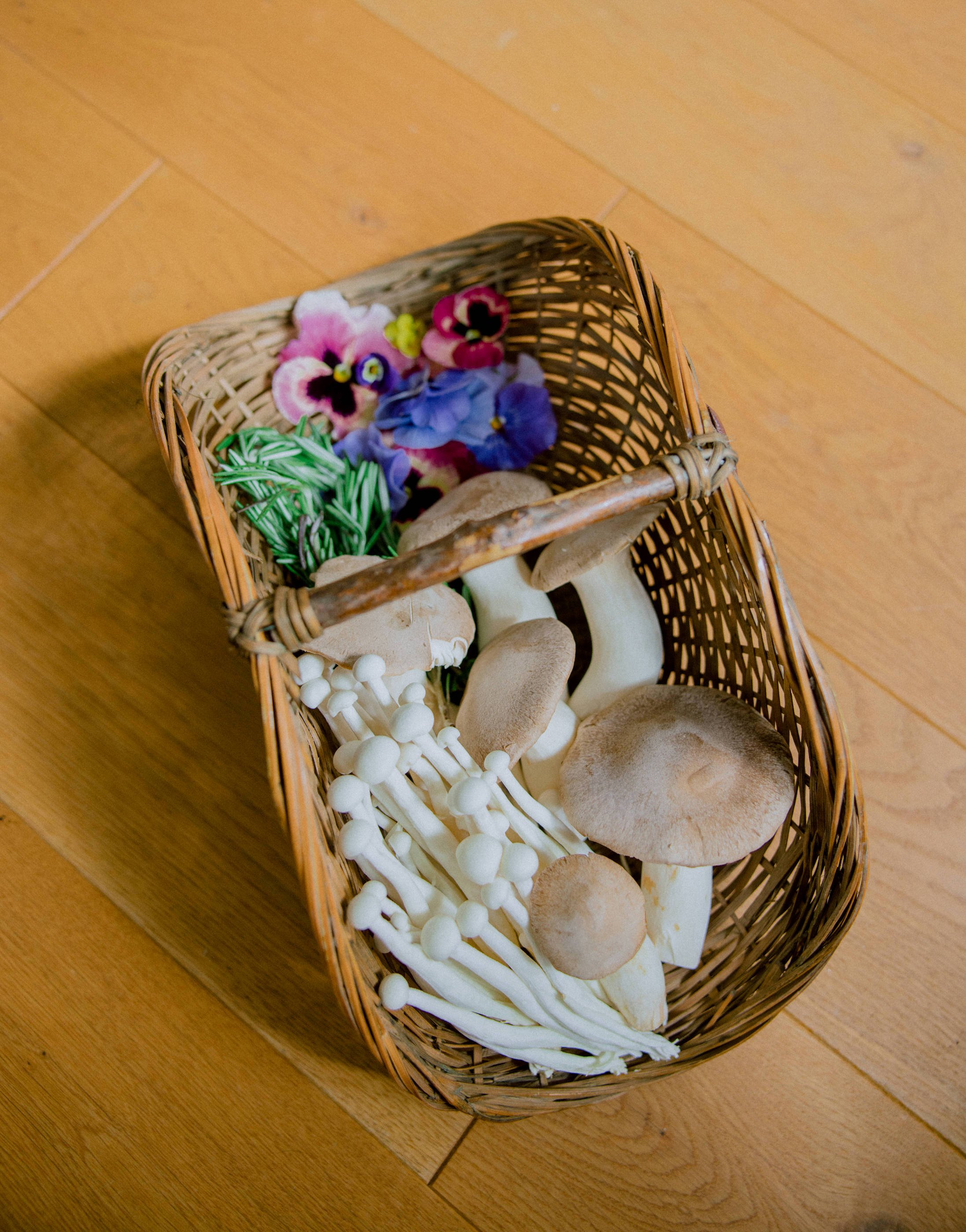 Mushroom Focaccia with Pansy Edible Flower - Her86m2 - 2.jpg