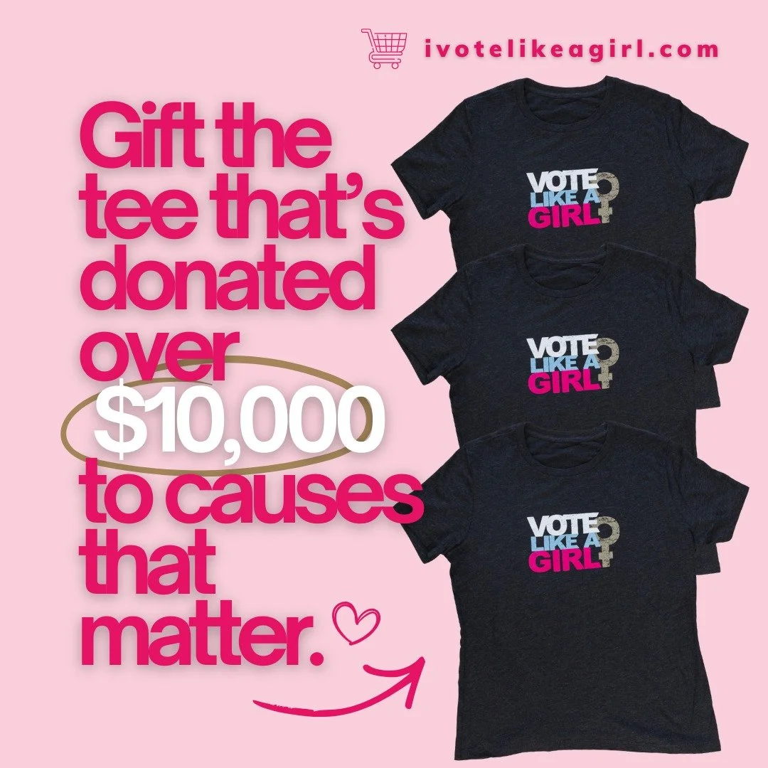 Now that&rsquo;s a T-shirt getting sh*t done. 💪🌸🌈

Two moms, one mission, eight years strong&mdash;a whole lotta love, and one tee at a time&mdash;together we&rsquo;ve donated $10,000 ✨ to causes we support. 

We are beyond grateful for this journ