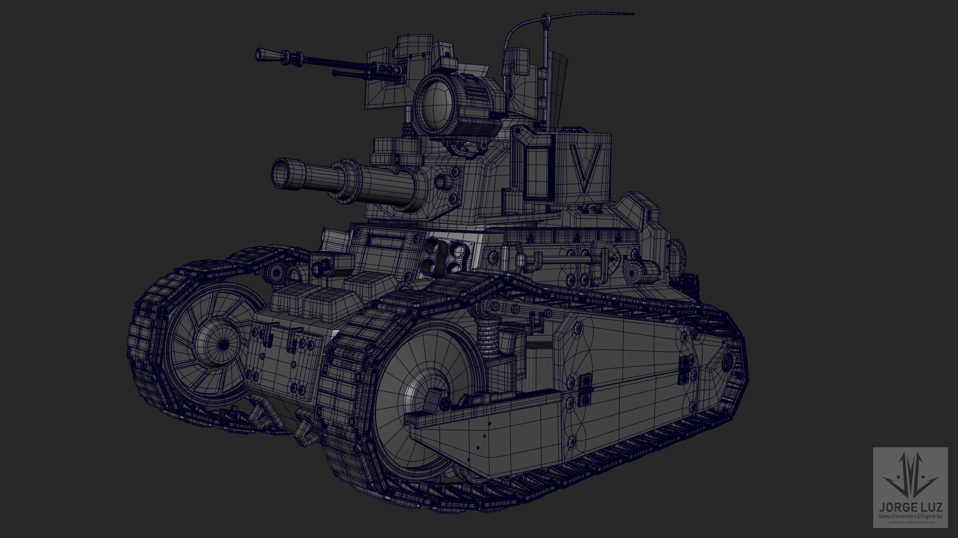 High poly front