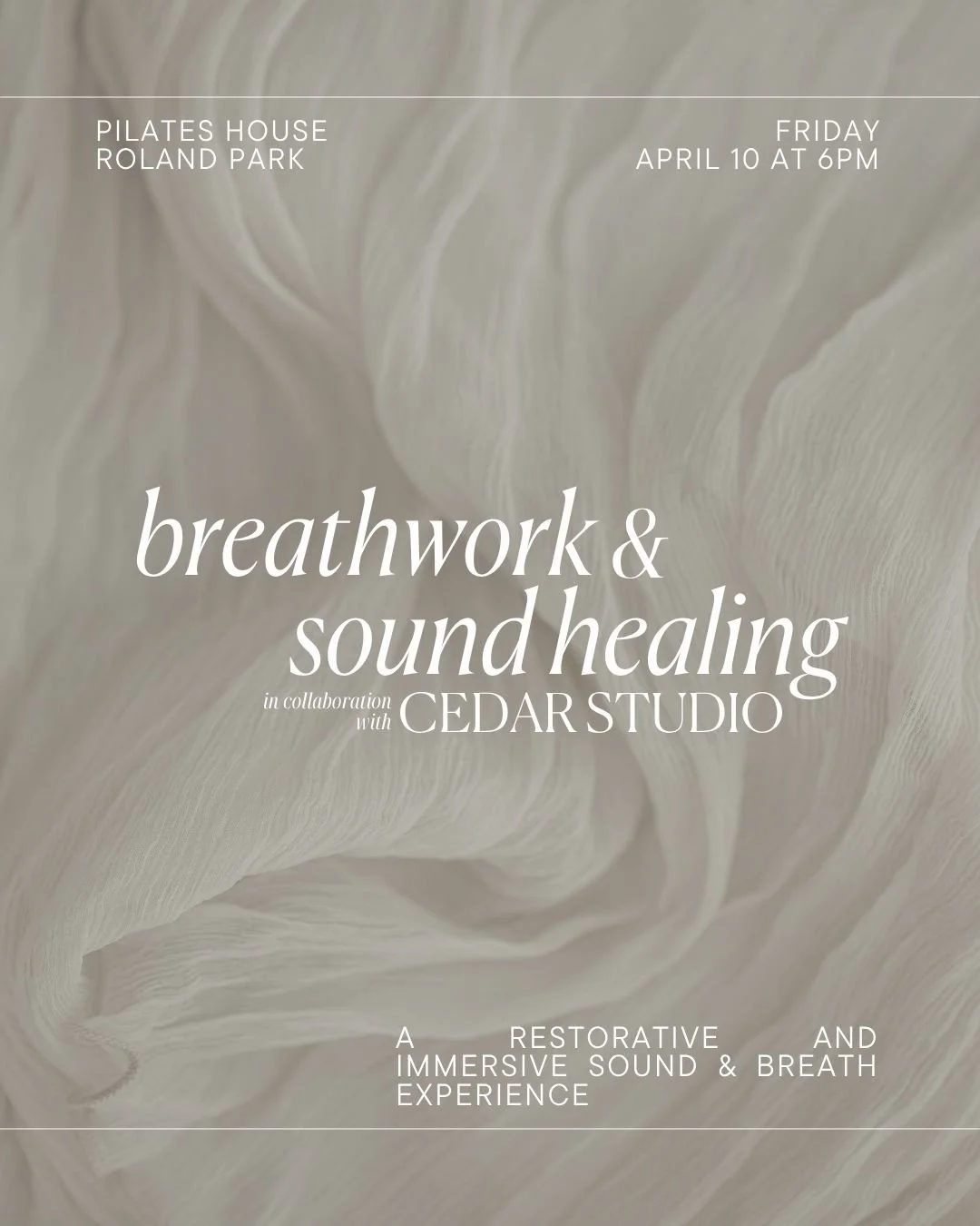 Breathwork &amp; Sound Healing w/ Cedar Studio