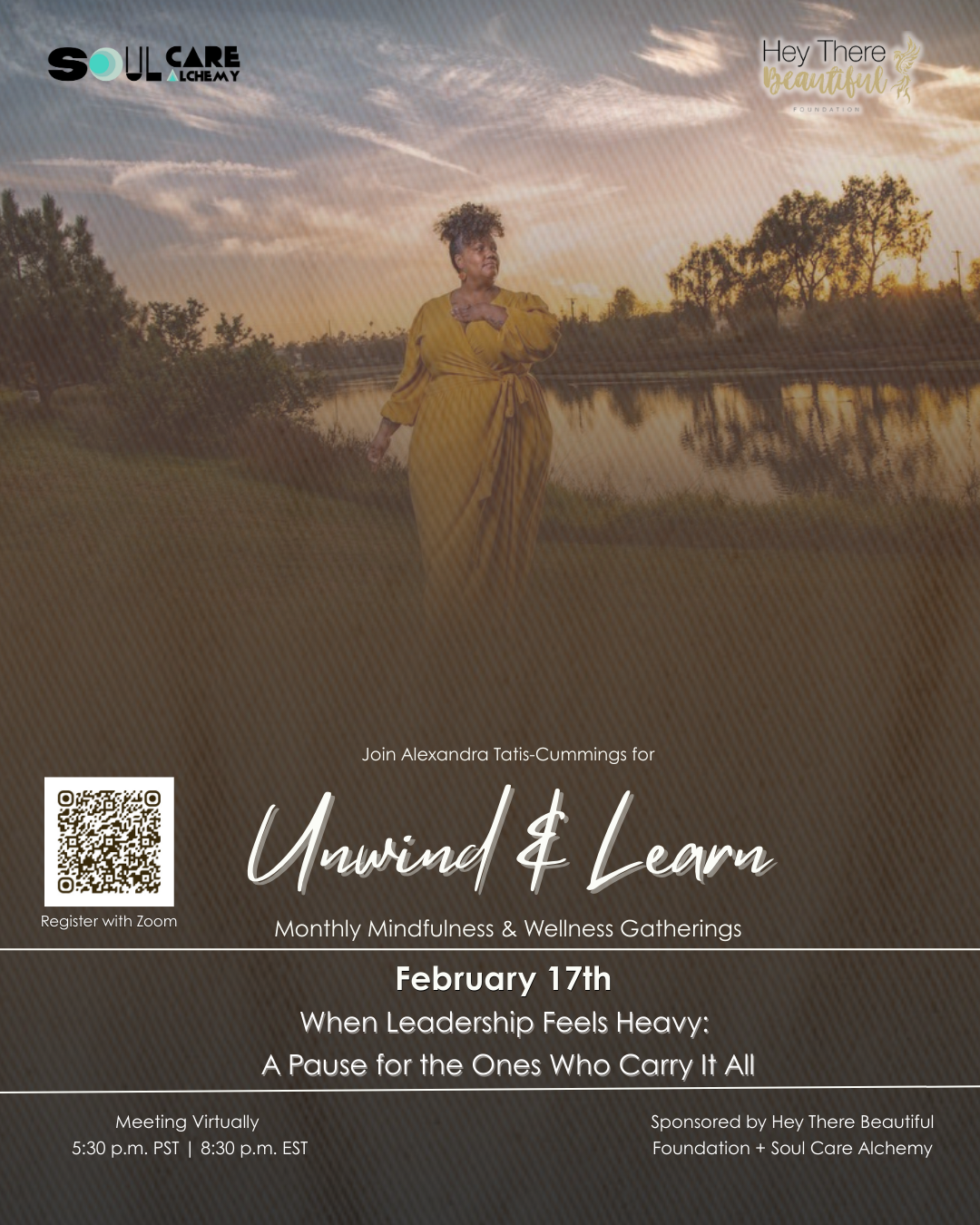 Please join our monthly webinar with Alexandria Tatis-Cummings February 17th, 2026