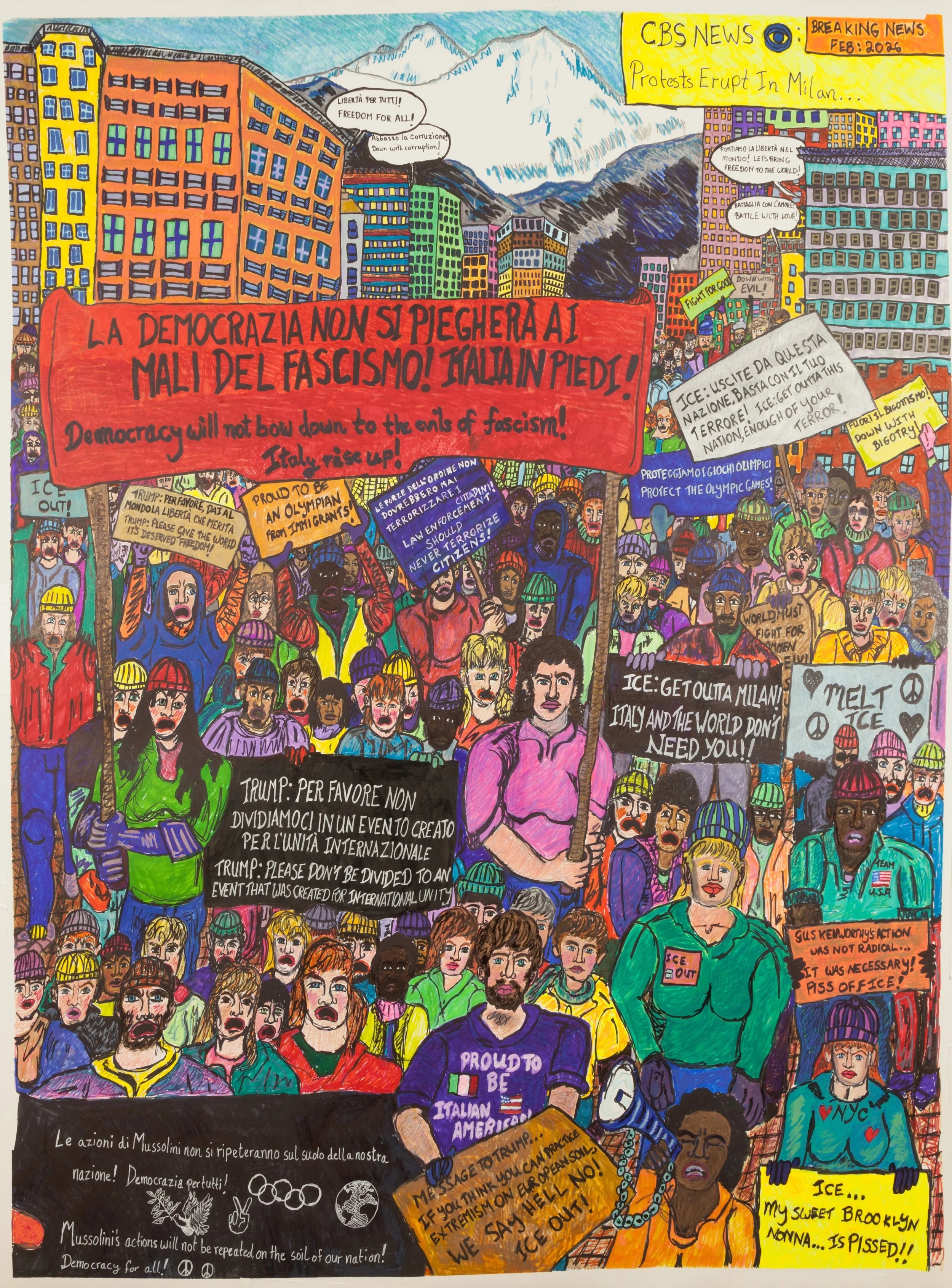 Winter Olympic Games 2026: Milan I.C.E. Protest