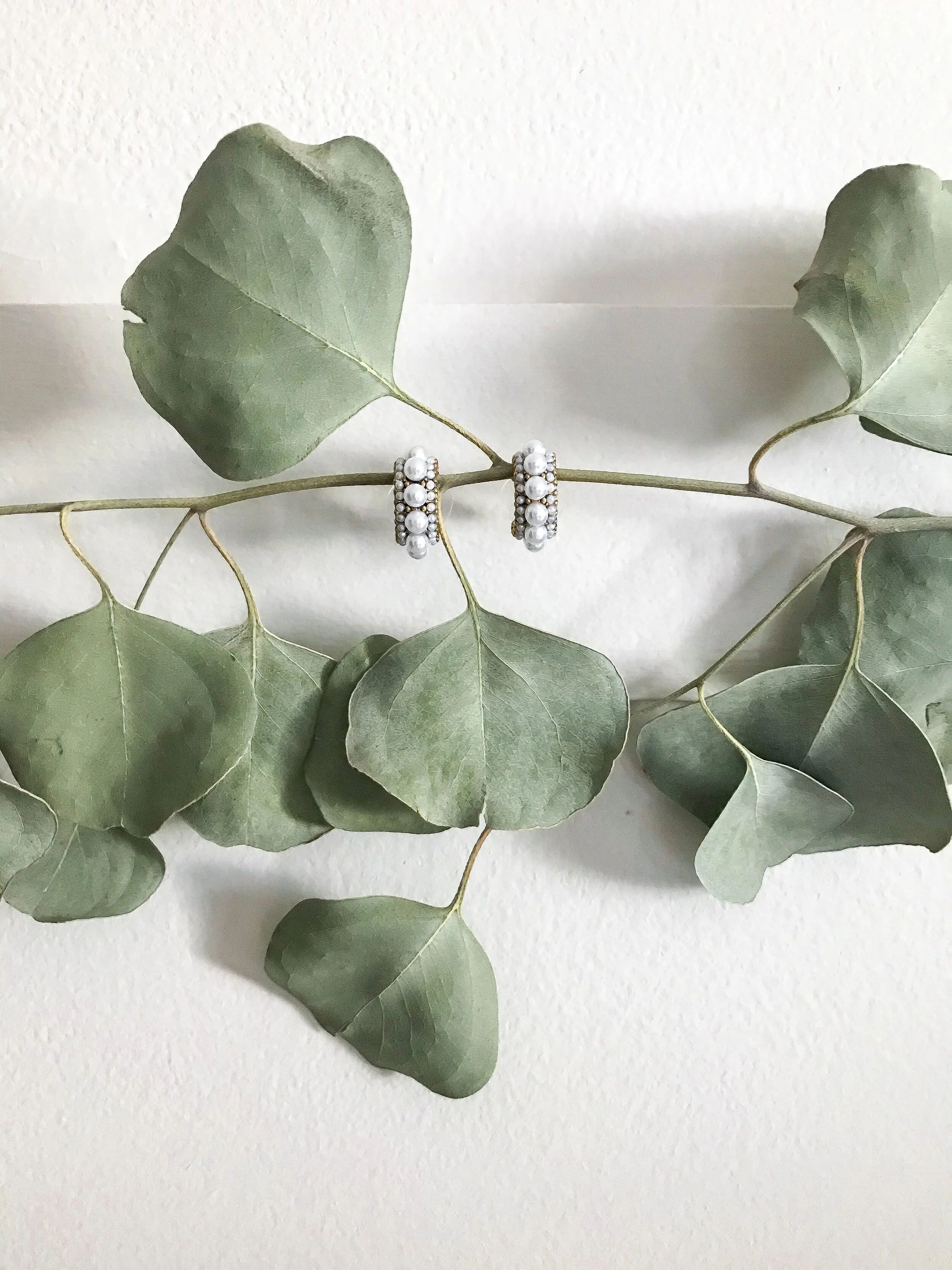 Affordable Pearl Mini Hoop Earrings