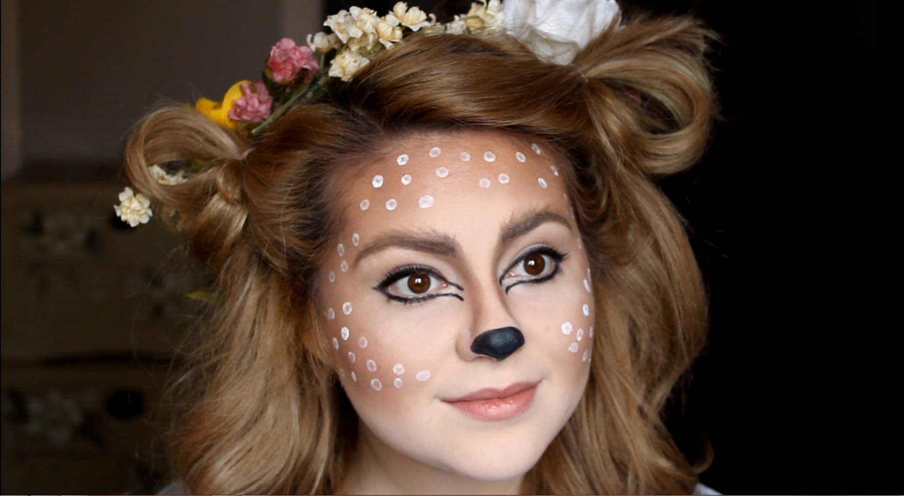 DIY Deer Costume and Makeup