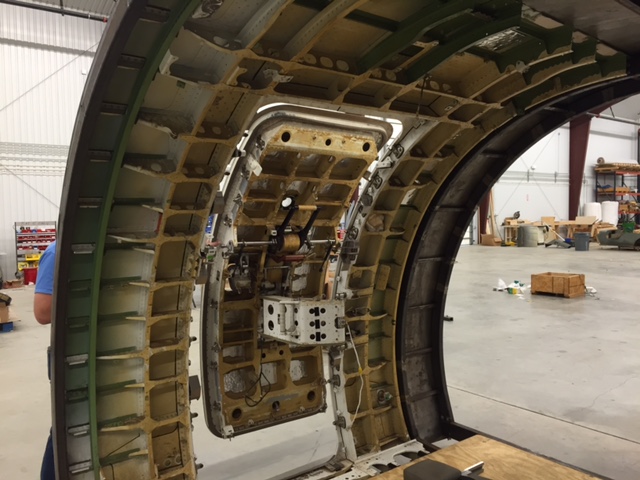 E170/190 Door Trainer Under Construction